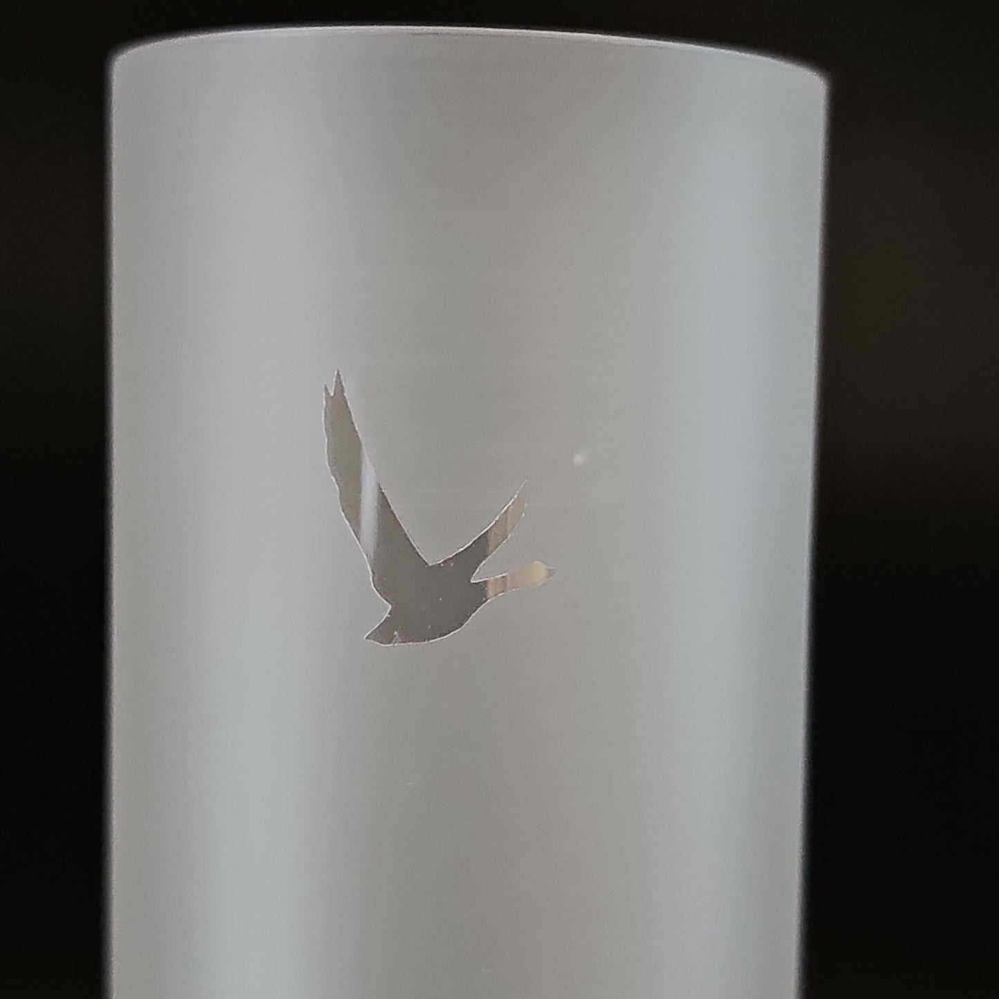 Set of 6 Grey Goose Frosted Crystal Champagne flutes