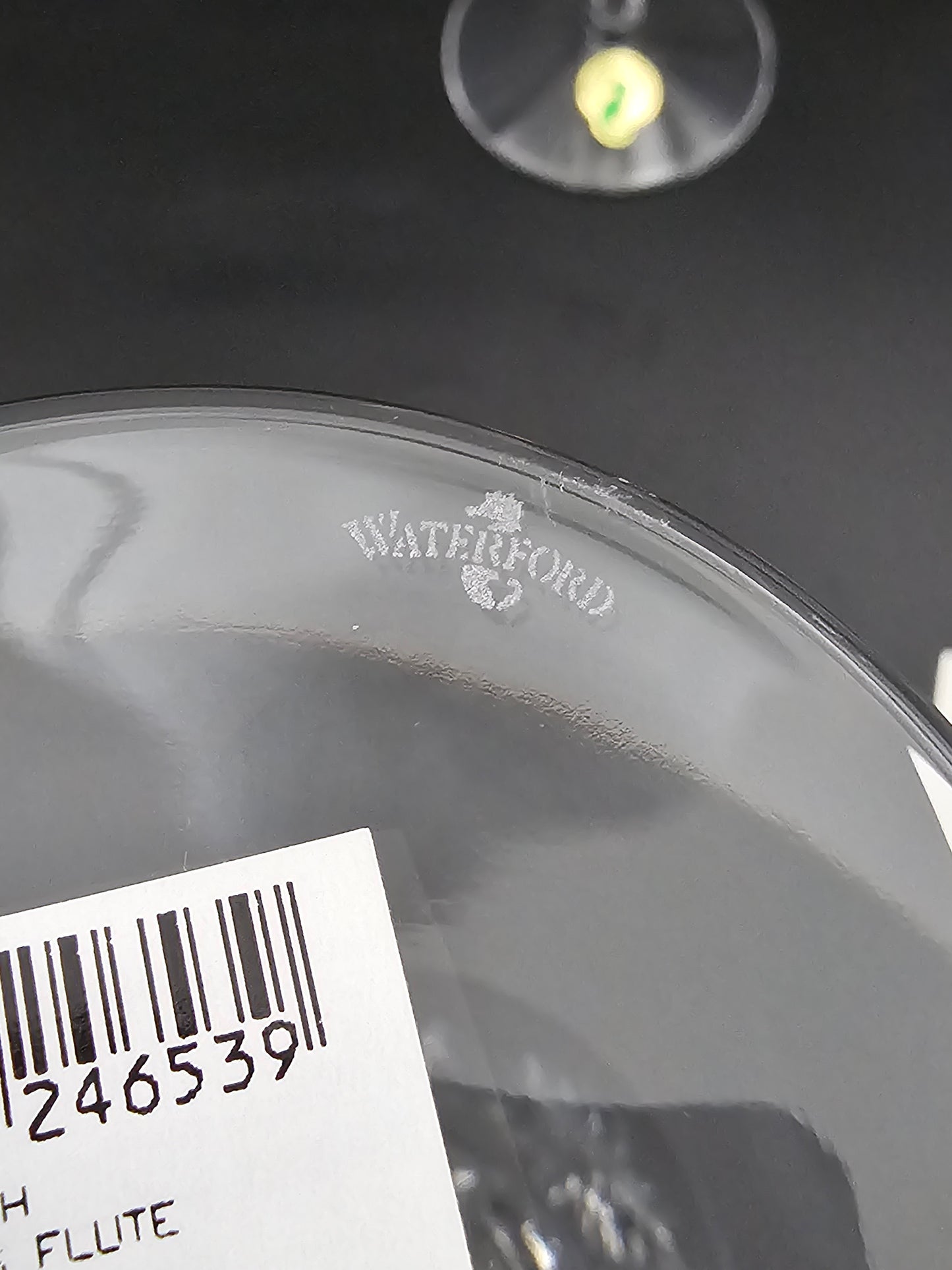 Waterford Crystal The Millennium Collection a toast to the Year 2000 Toasting Flutes Pair. Third Toast Health