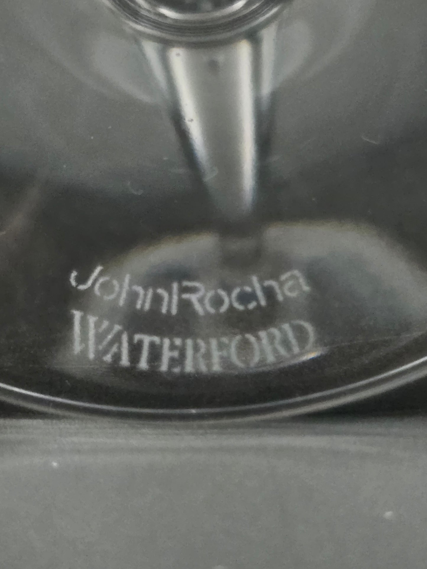 RARE Set of 4 Waterford John Rocha Lume Large Claret wine glasses 550ml. 25cm tall