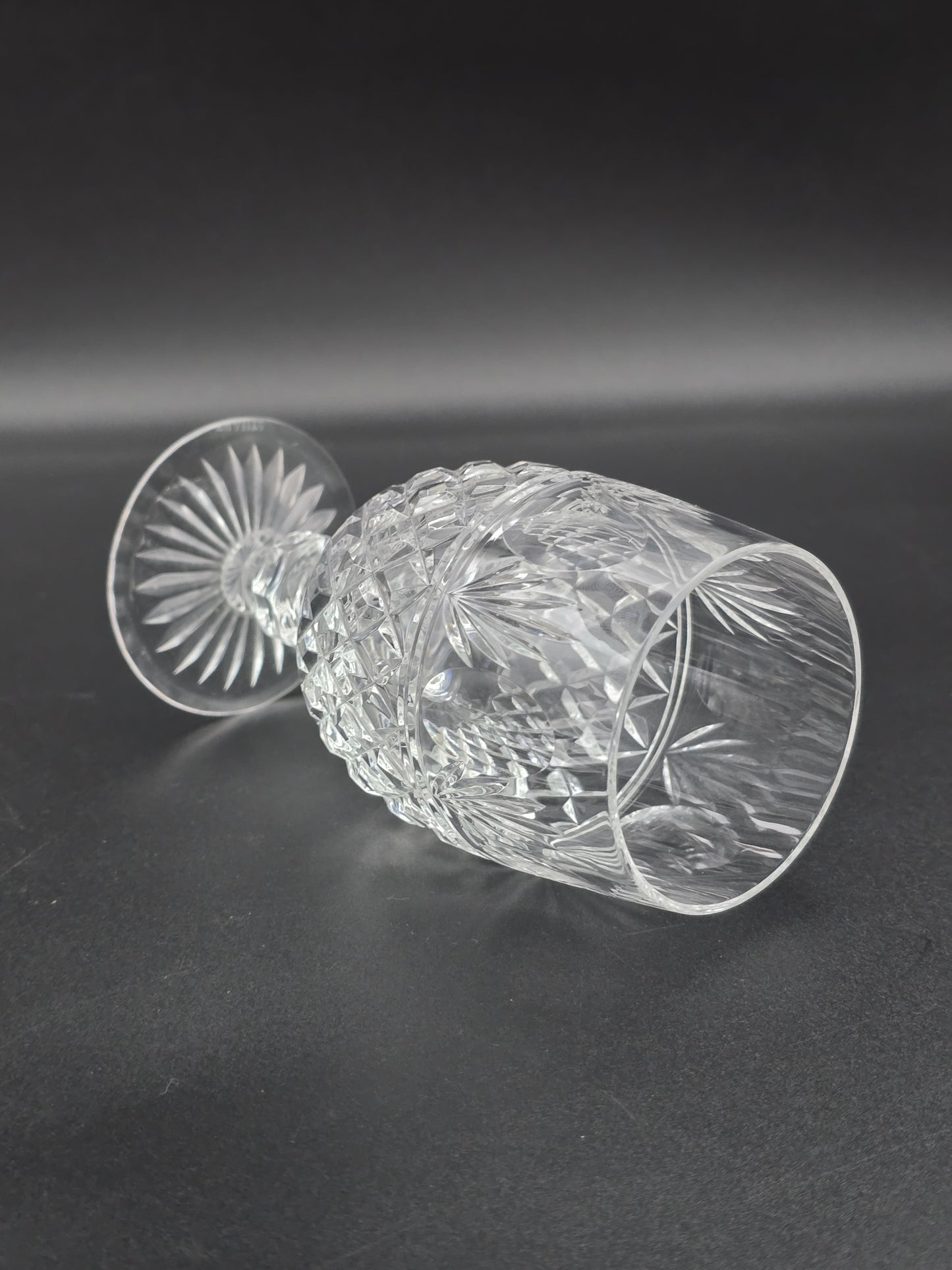 Stuart Crystal Montrose Pattern set of 4 Crystal wine glasses