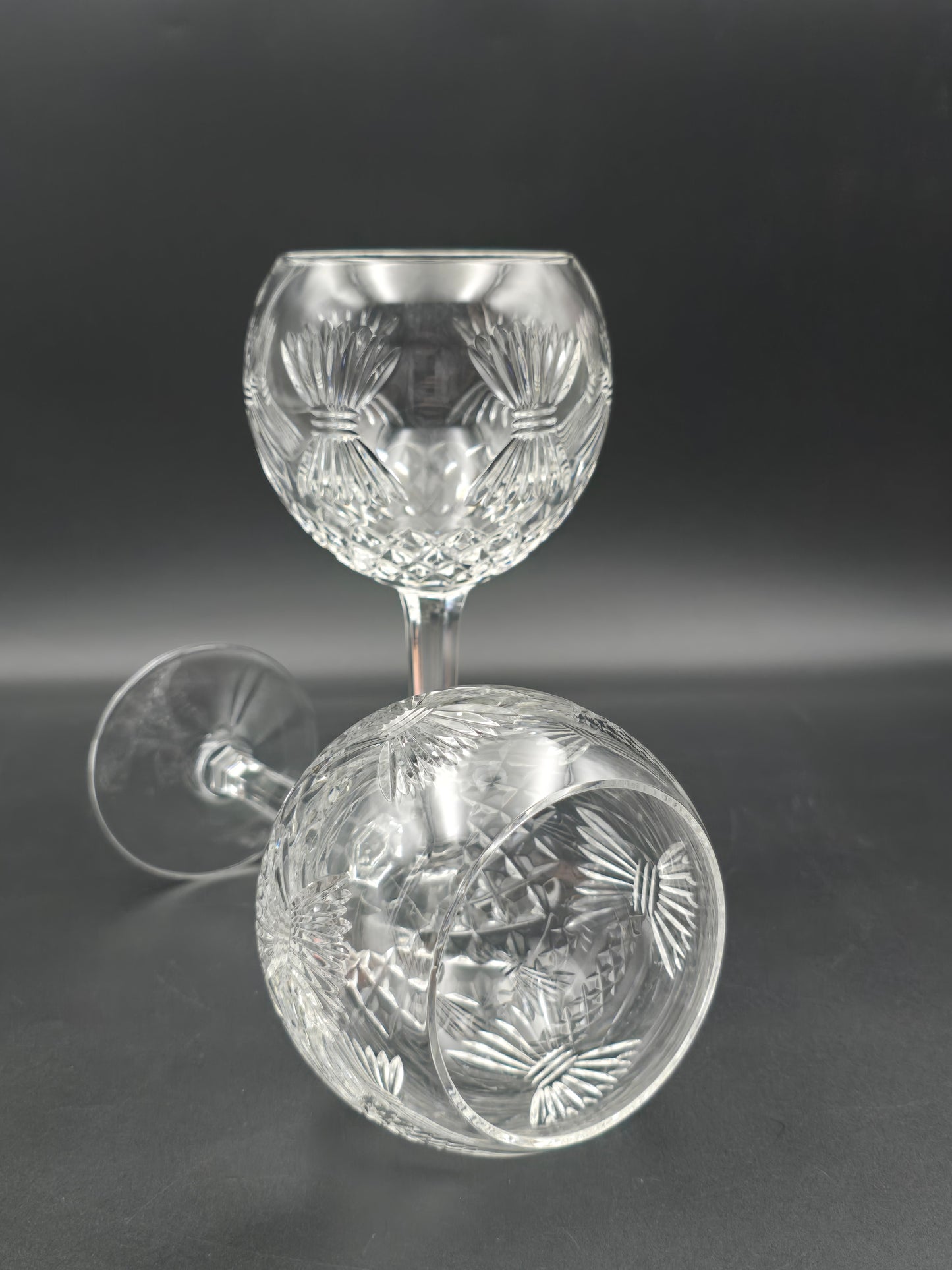 Waterford Crystal The Millennium Collection Toasting Goblets Pair. Fourth Toast - Prosperity. Boxed