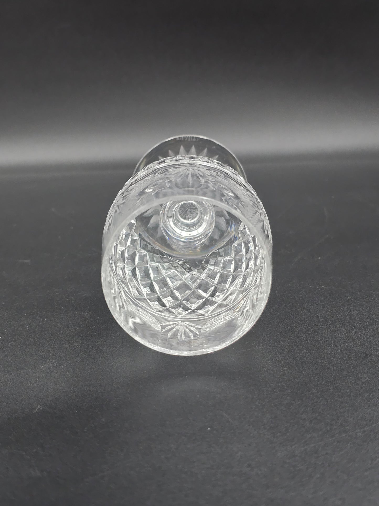 Stuart Crystal Montrose Pattern set of 4 Crystal wine glasses