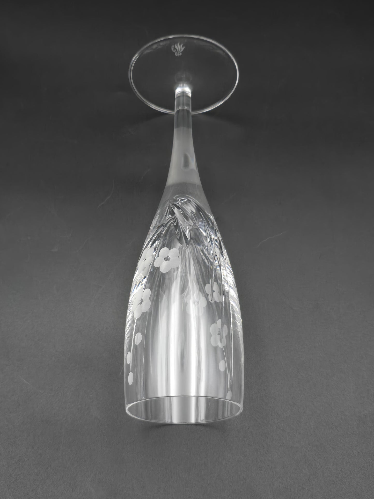 Single Royal Doulton Chelsea Pattern Crystal Champagne Flute. 200ml