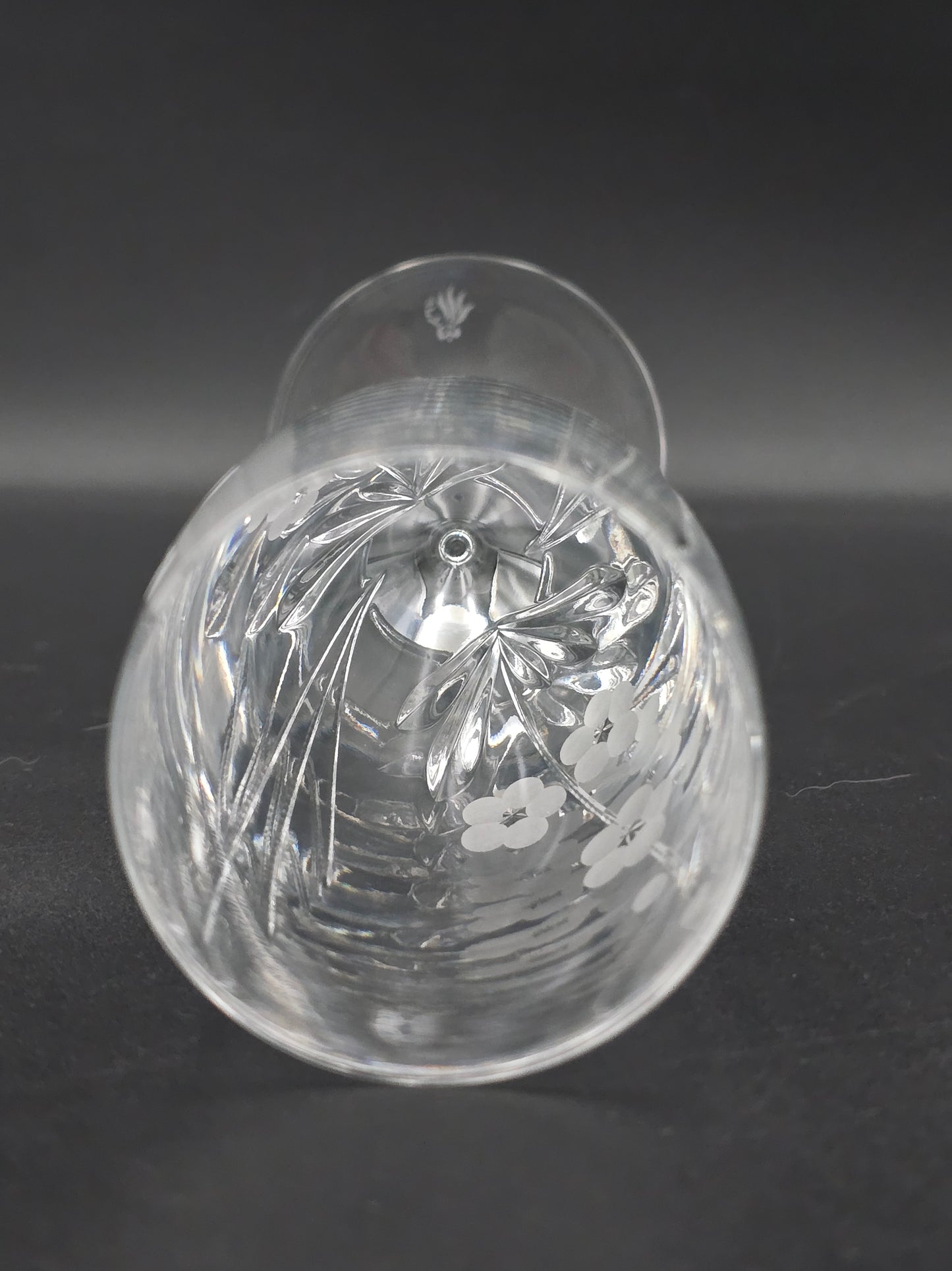 Single Royal Doulton Chelsea Pattern Crystal Champagne Flute. 200ml