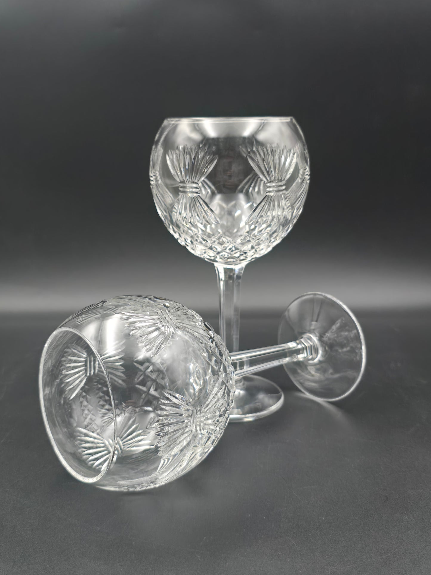 Waterford Crystal The Millennium Collection Toasting Goblets Pair. Fourth Toast - Prosperity. Boxed