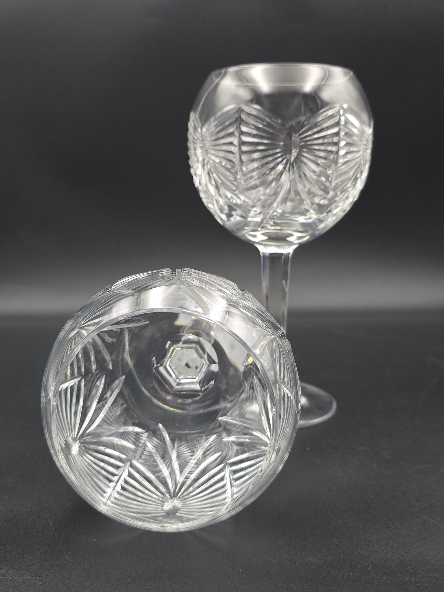 Waterford Crystal The Millennium Collection Toasting Goblets Pair. First Toast - Happiness. Boxed.