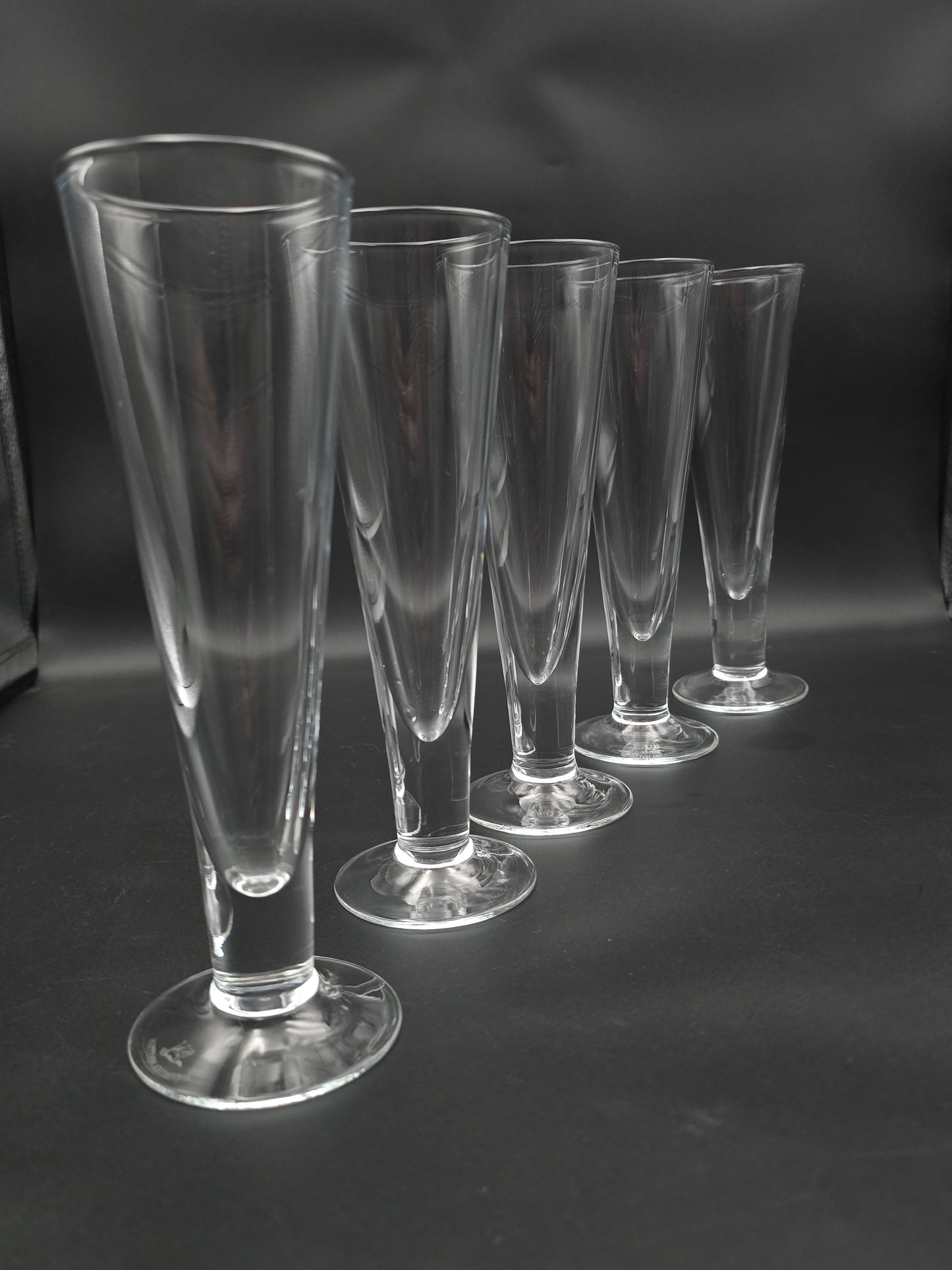 Set of 5 William Yeoward Crystal Champagne Flutes 200ml