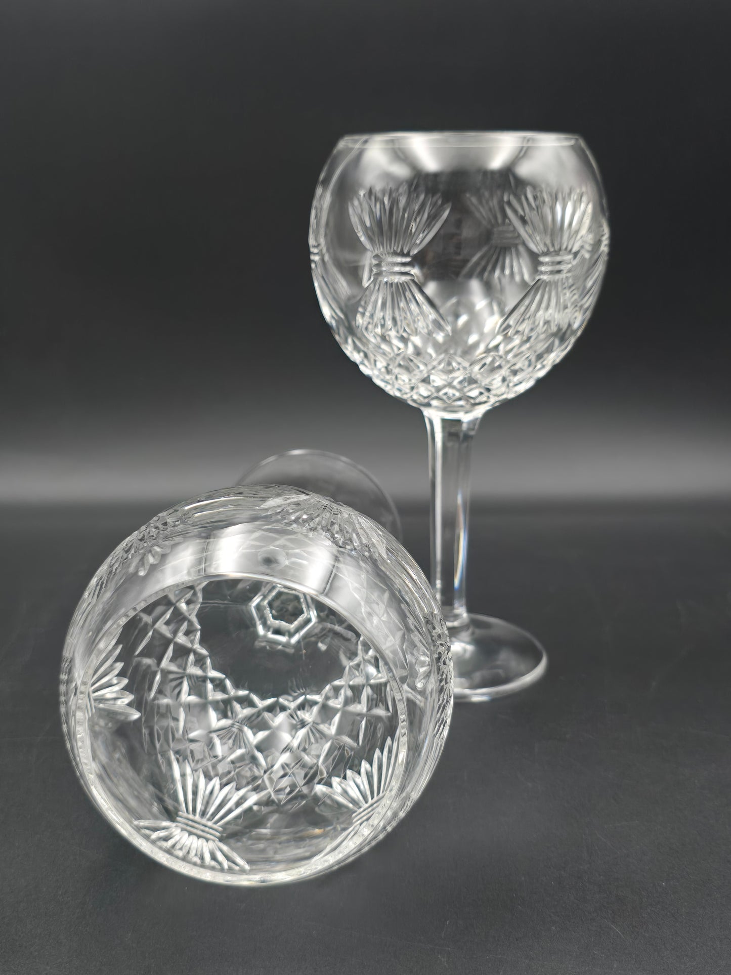 Waterford Crystal The Millennium Collection Toasting Goblets Pair. Fourth Toast - Prosperity. Boxed