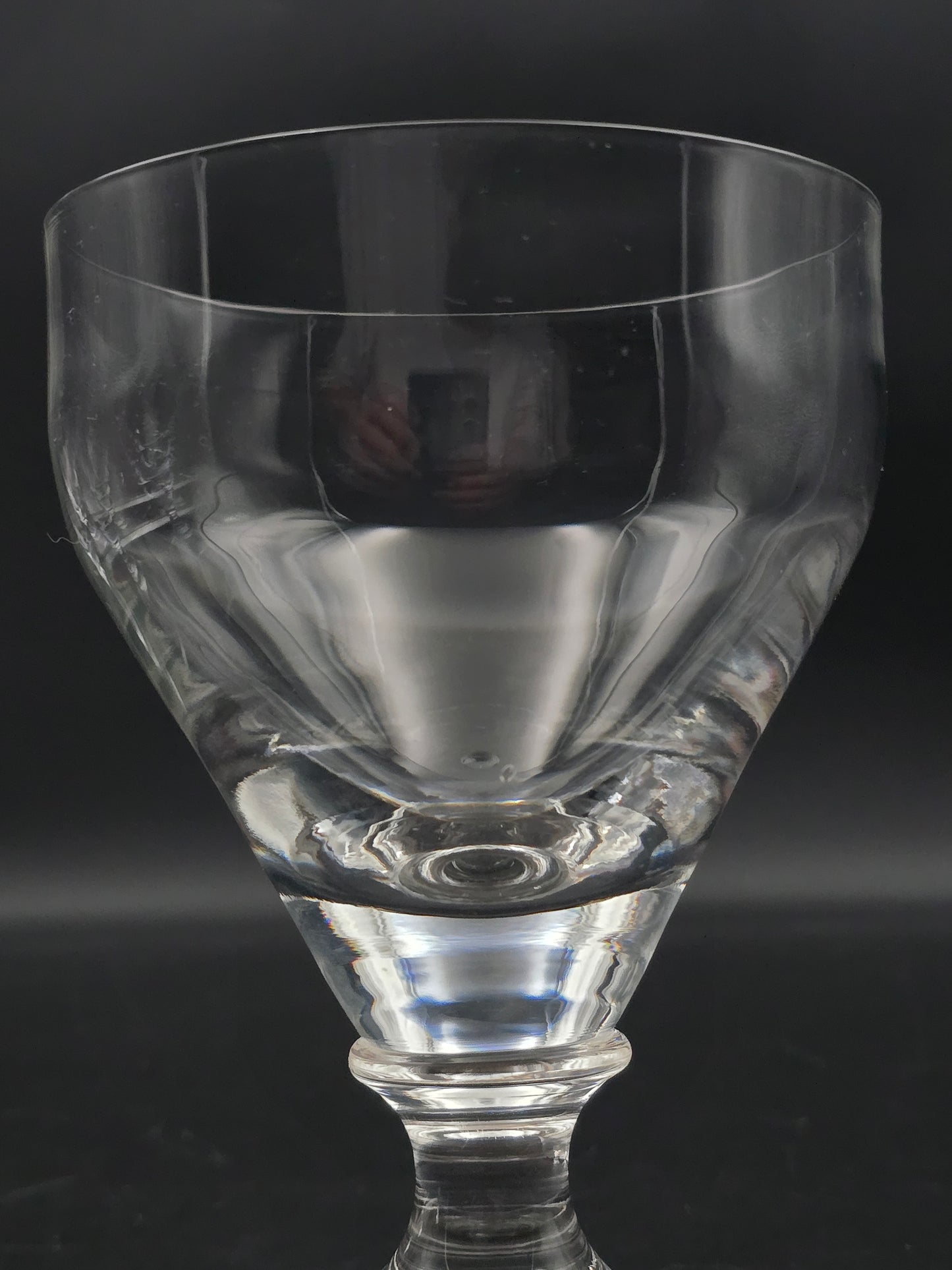 Set of 4 Whitefriars Apollo Pattern Claret glasses or Rummers 375ml