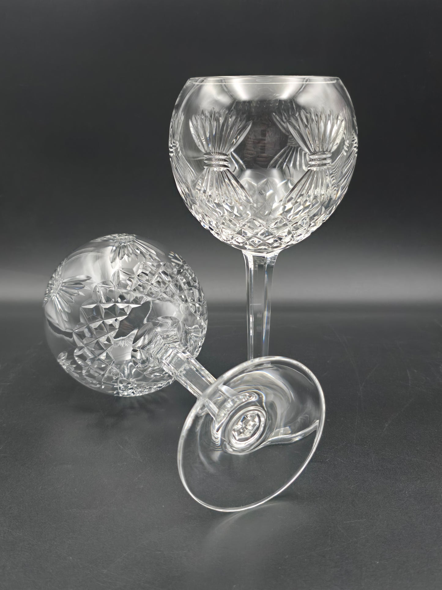 Waterford Crystal The Millennium Collection Toasting Goblets Pair. Fourth Toast - Prosperity. Boxed