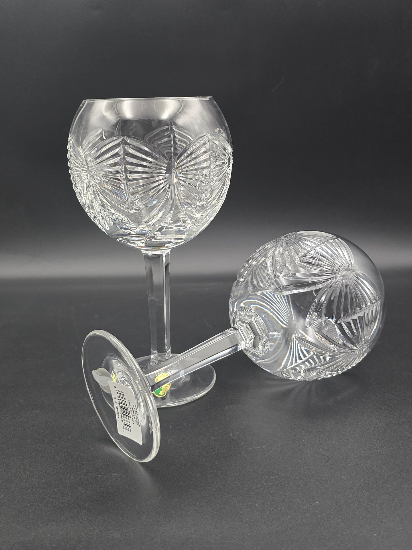 Waterford Crystal The Millennium Collection Toasting Goblets Pair. First Toast - Happiness. Boxed.