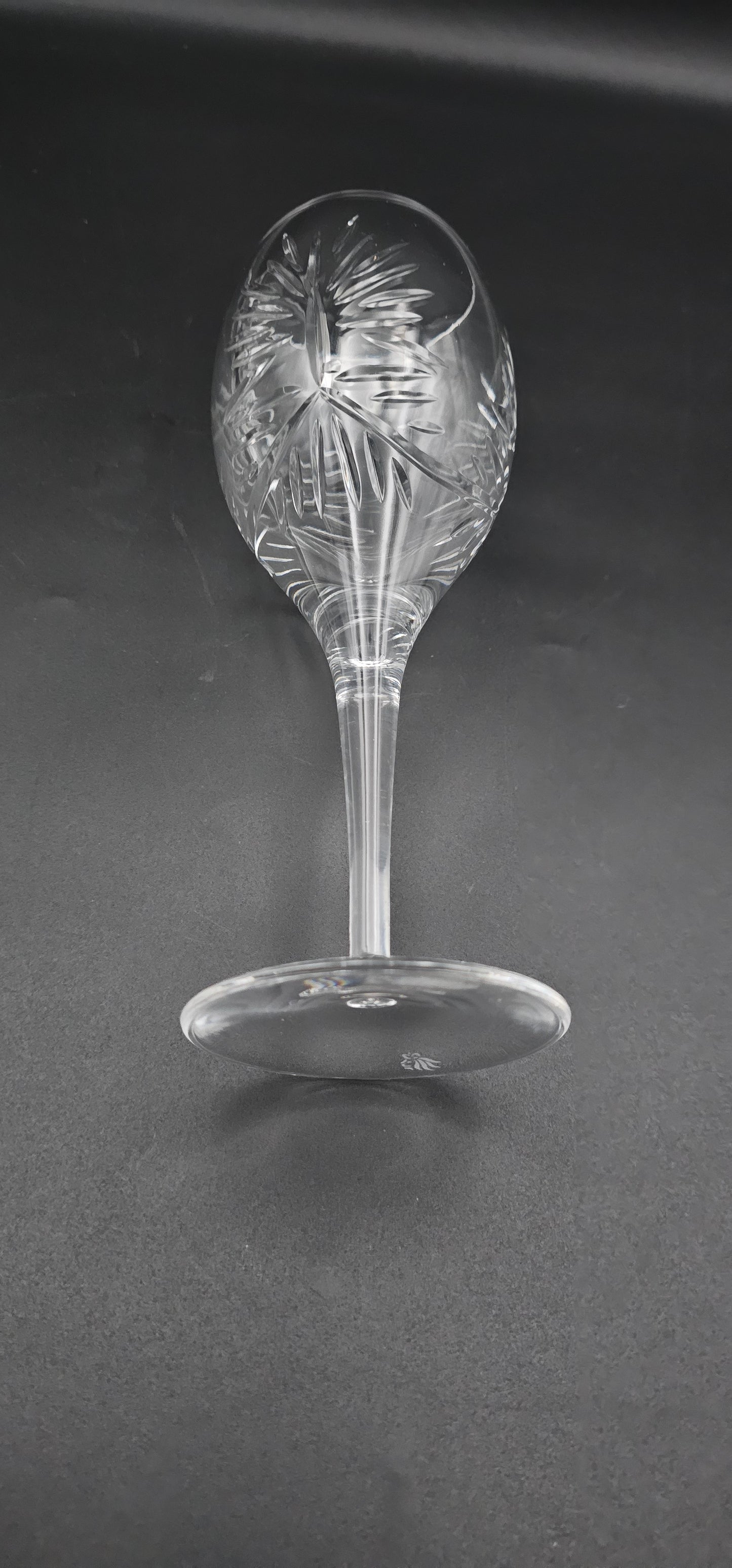 Pair of Royal Doulton Keswick Pattern wine goblets, boxed. 290ml