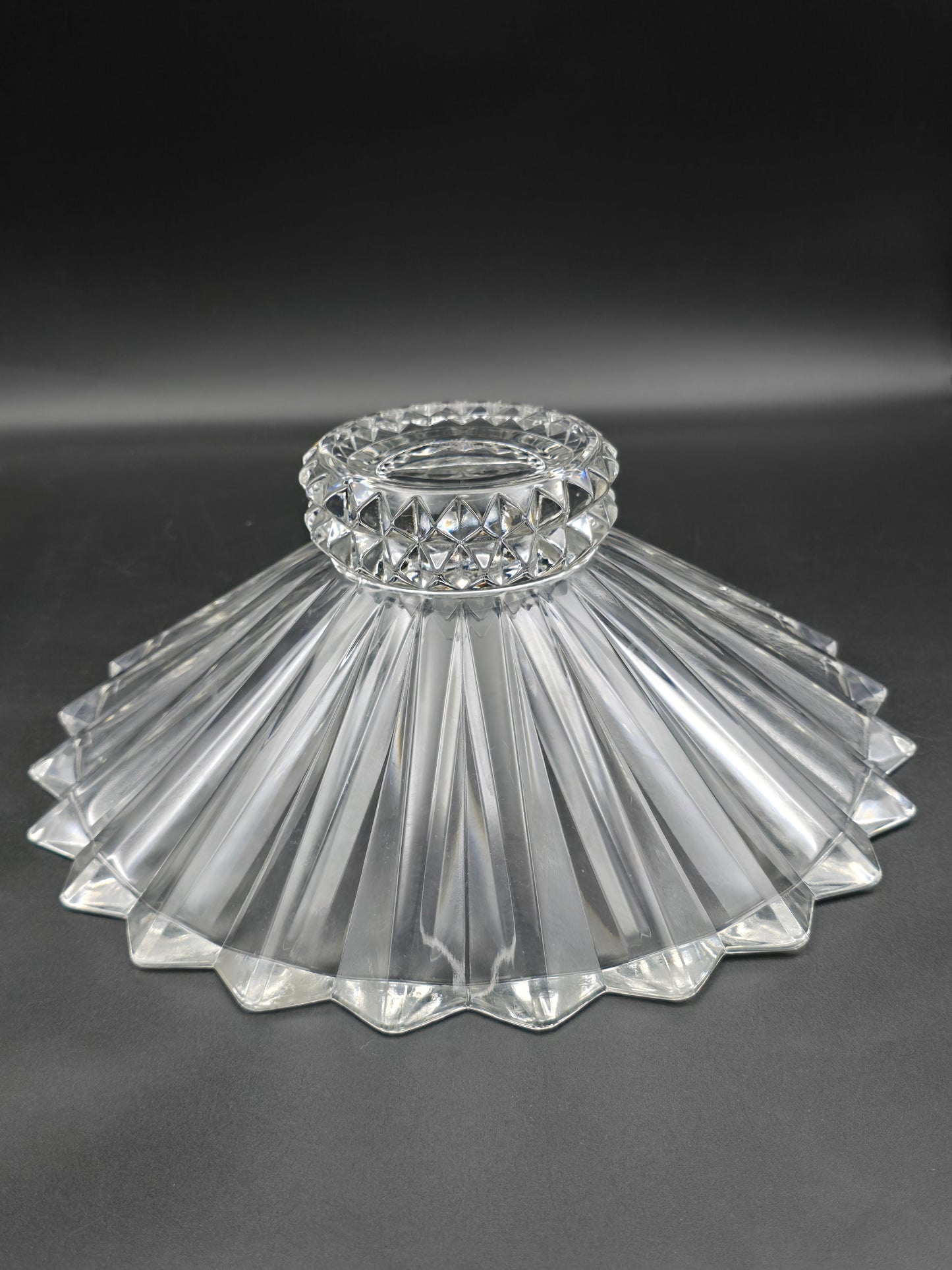 Rosenthal 11.5″ Crystal Serving Bowl – German Made, Vintage Lead Crystal Centerpiece