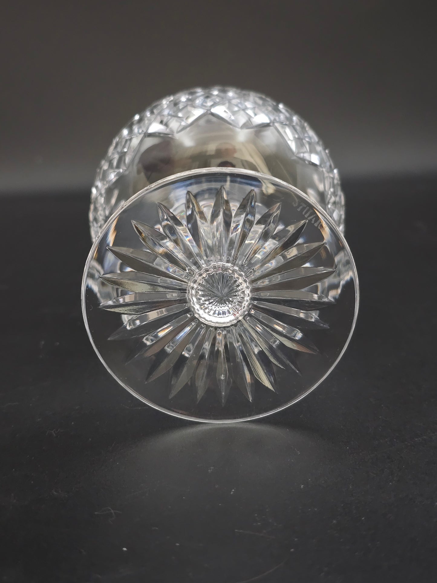 Beautiful Vintage set of 4 Stuart crystal Brandy Glasses Shaftesbury pattern. 11oz