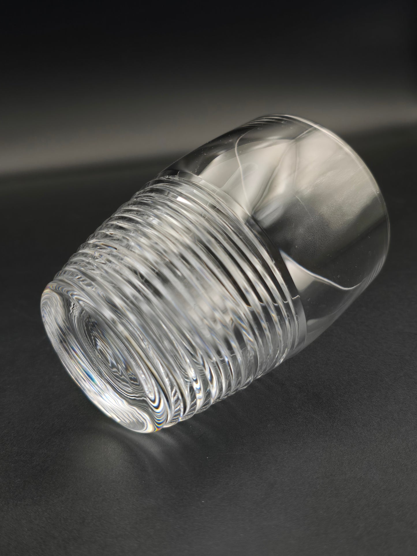 Set of 6 Waterford Crystal Jasper Conran Strata Tumblers – Heavy Cut 300ml Glasses, Signed, c.2000s, Ireland