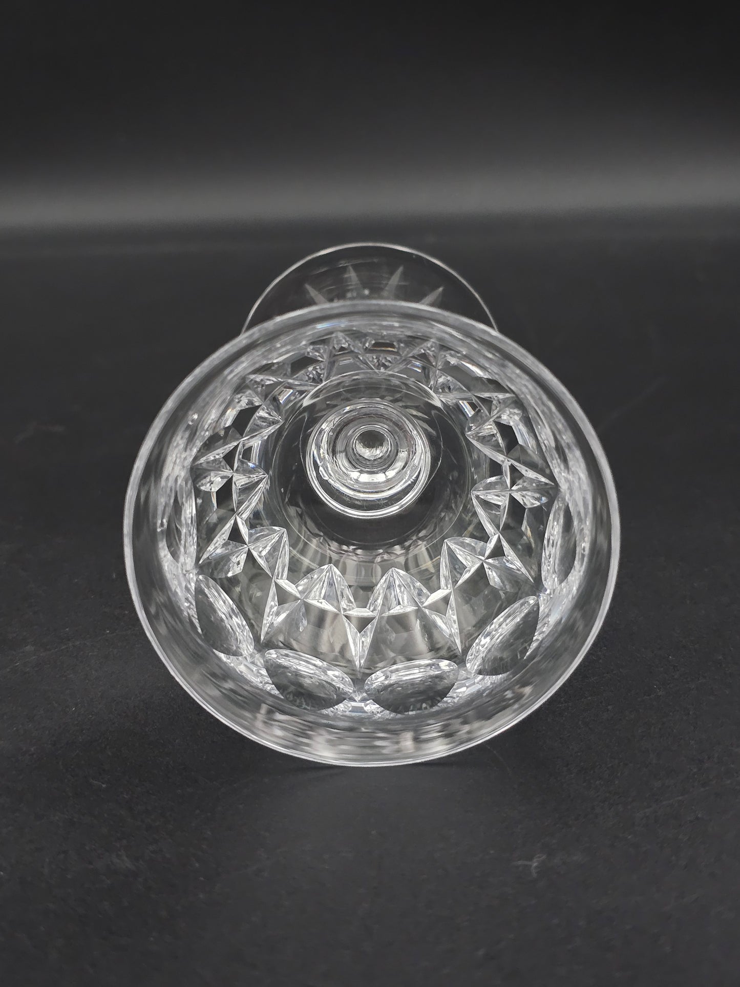 Set of 6 Tudor Crystal Raleigh Pattern English Crystal Coupe glasses 100ml