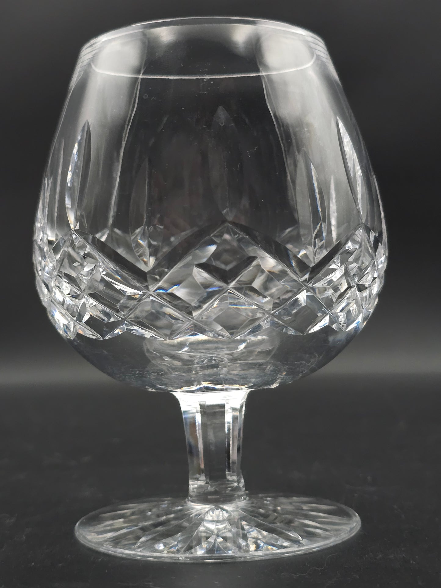Large Single Waterford Lismore Crystal Brandy glass 14oz