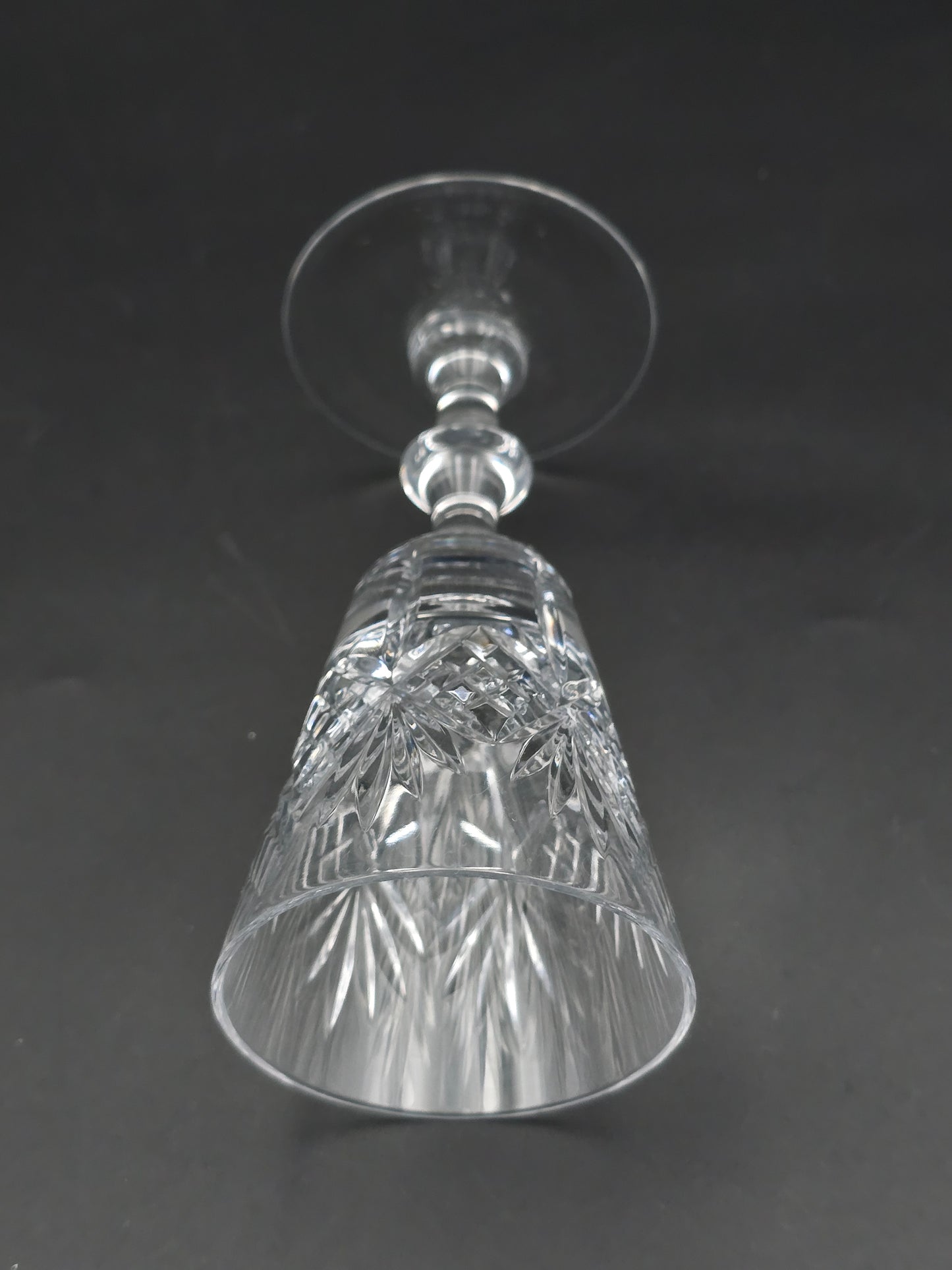 Vintage Edinburgh Crystal Embassy Pattern set of 6 Crystal Sherry Glasses. Boxed 100ml