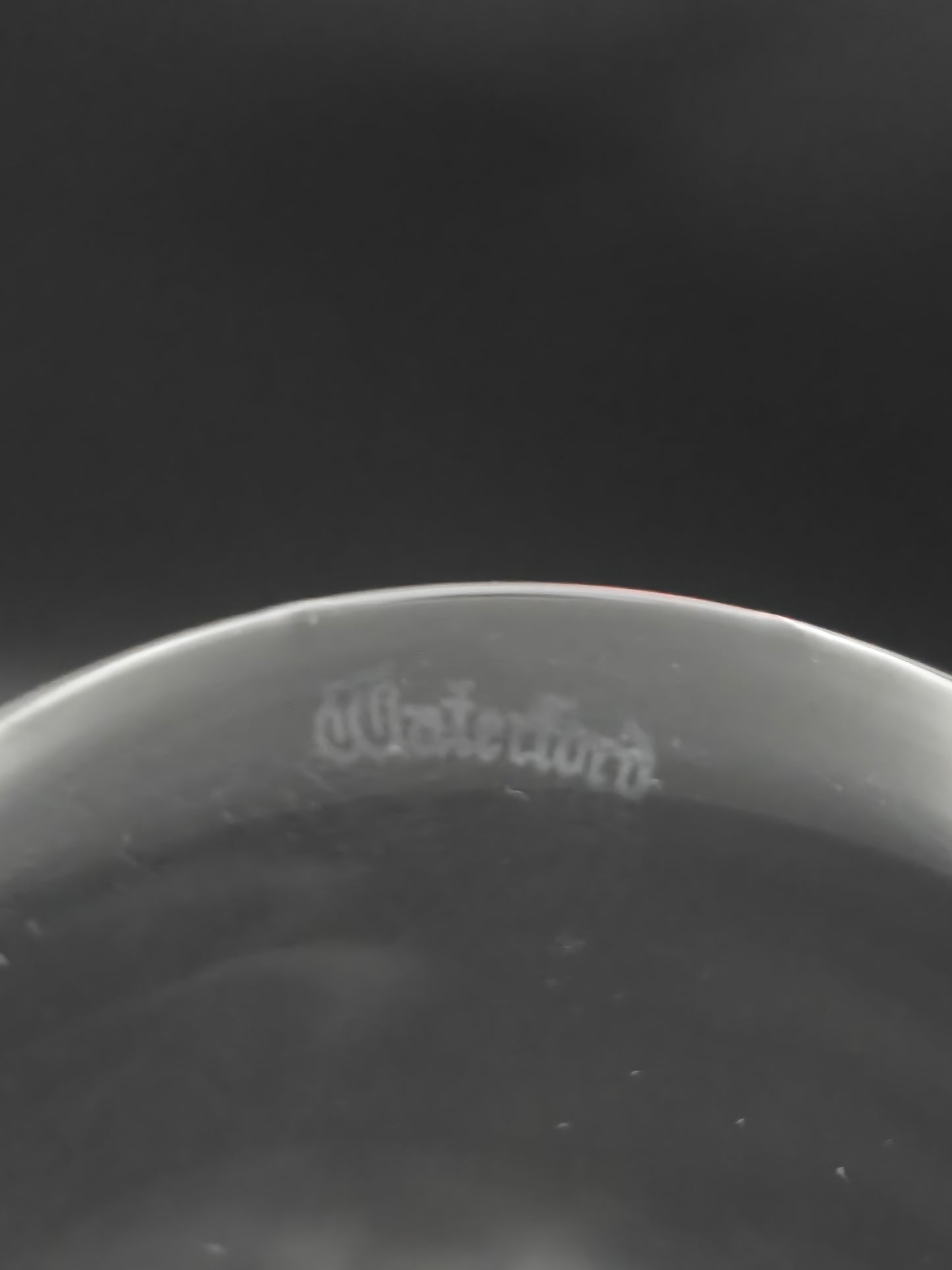 Set of 6 Waterford Sheila Pattern Crystal wine glasses or large Claret glasses. 250ml. 17.5cm tall