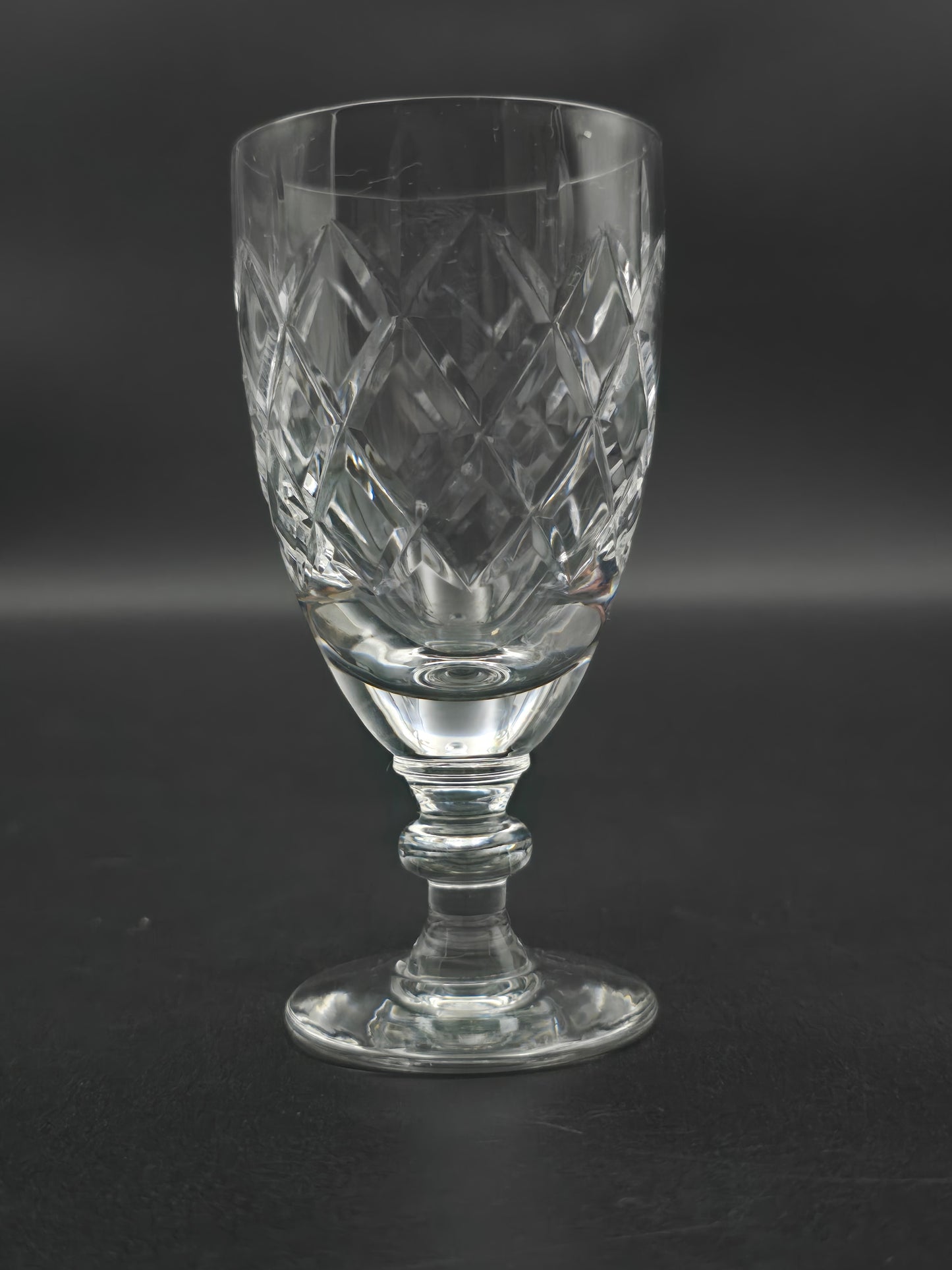 Set of 5 Webb Corbett Clifton Pattern Crystal liqueur glasses. 100ml.