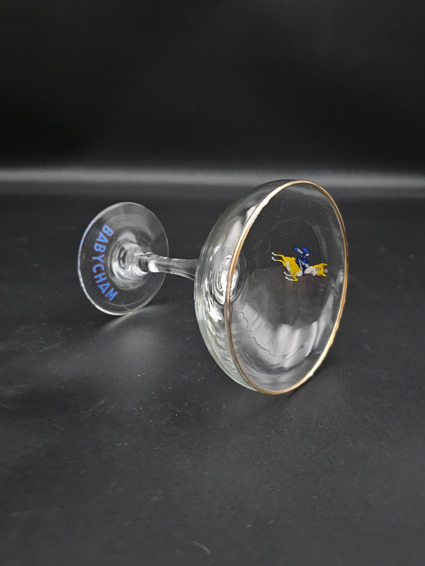 Set of 6 1970's Vintage Babycham coupes