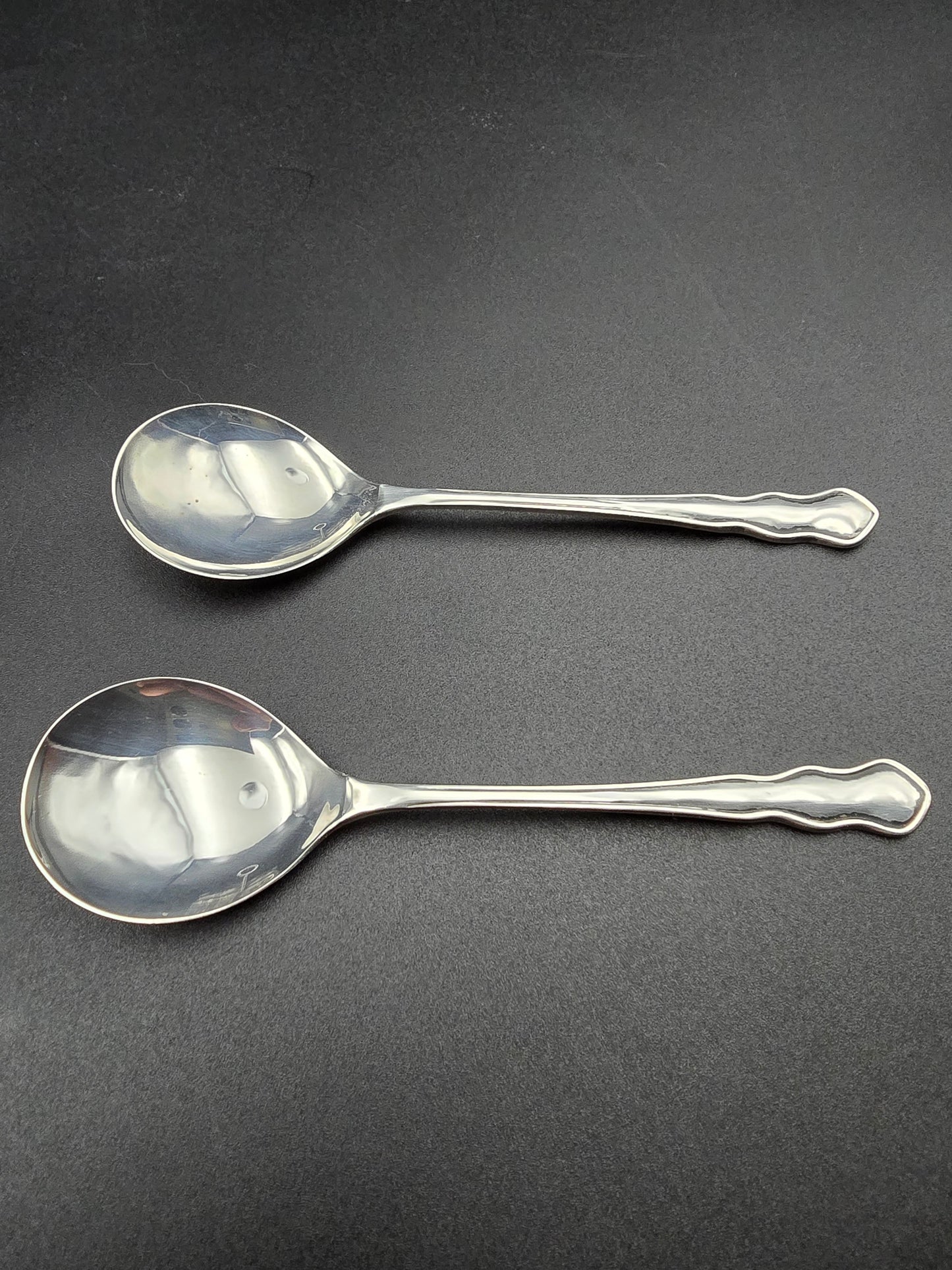 Edwardian Double Jam or Pickle Jar Set – EPNS Tray with Solid Silver Spoons (Birmingham 1907) – Antique Preserve Dish