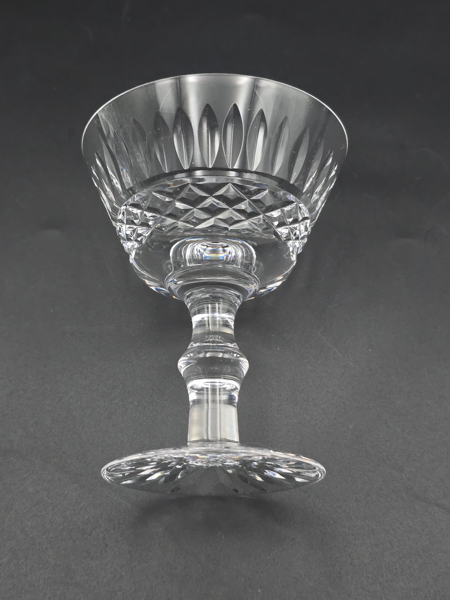 Stunning set of 6 Waterford Maeve Pattern Crystal Champagne Coupes 135ml