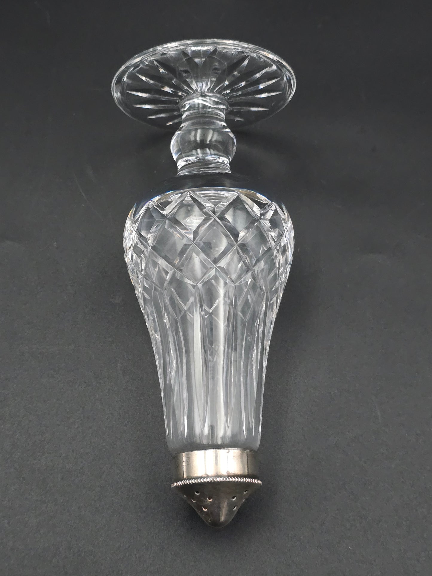 Waterford Lismore Crystal sugar / pepper shaker