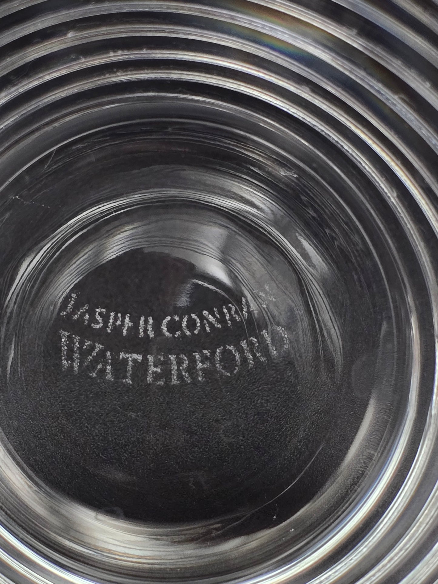 Set of 6 Waterford Crystal Jasper Conran Strata Tumblers – Heavy Cut 300ml Glasses, Signed, c.2000s, Ireland