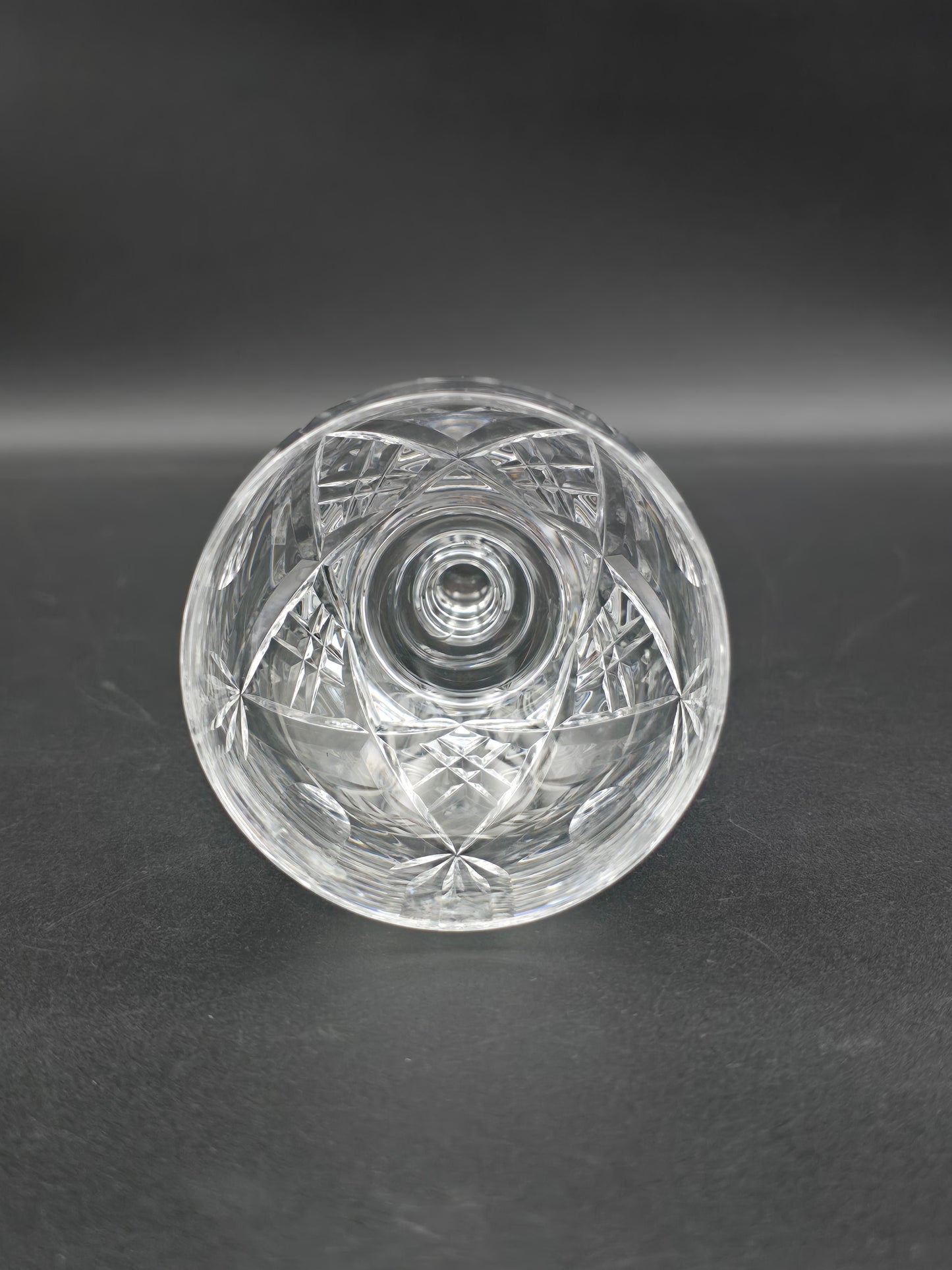 Royal Brierley Elizabeth Pattern Crystal wine glasses 175ml 12.5cm tall