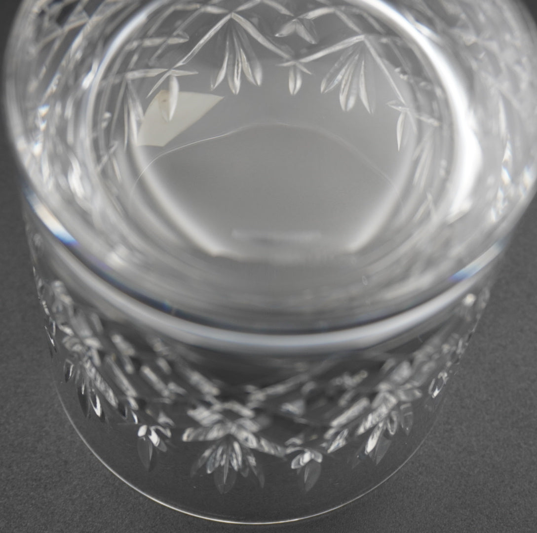 Set of 6 Edinburgh Crystal Lomond 9oz Tumblers | Cut Glass Whisky Glasses in Original Satin Box | Vintage Barware Made in Scotland