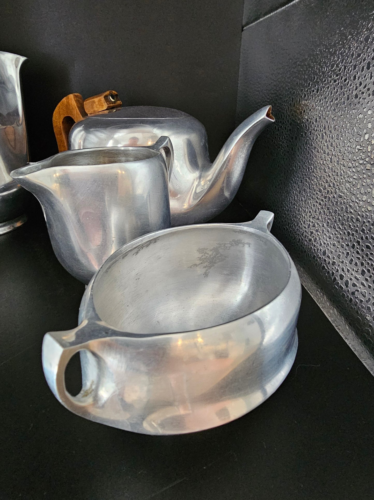 Picquot Ware Tea & Coffee Set. 6 Piece