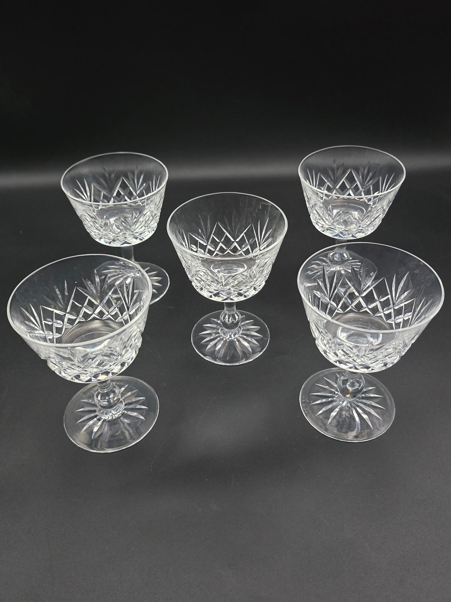 Set of 5 Richardson Crystal Champagne Coupes 150ml