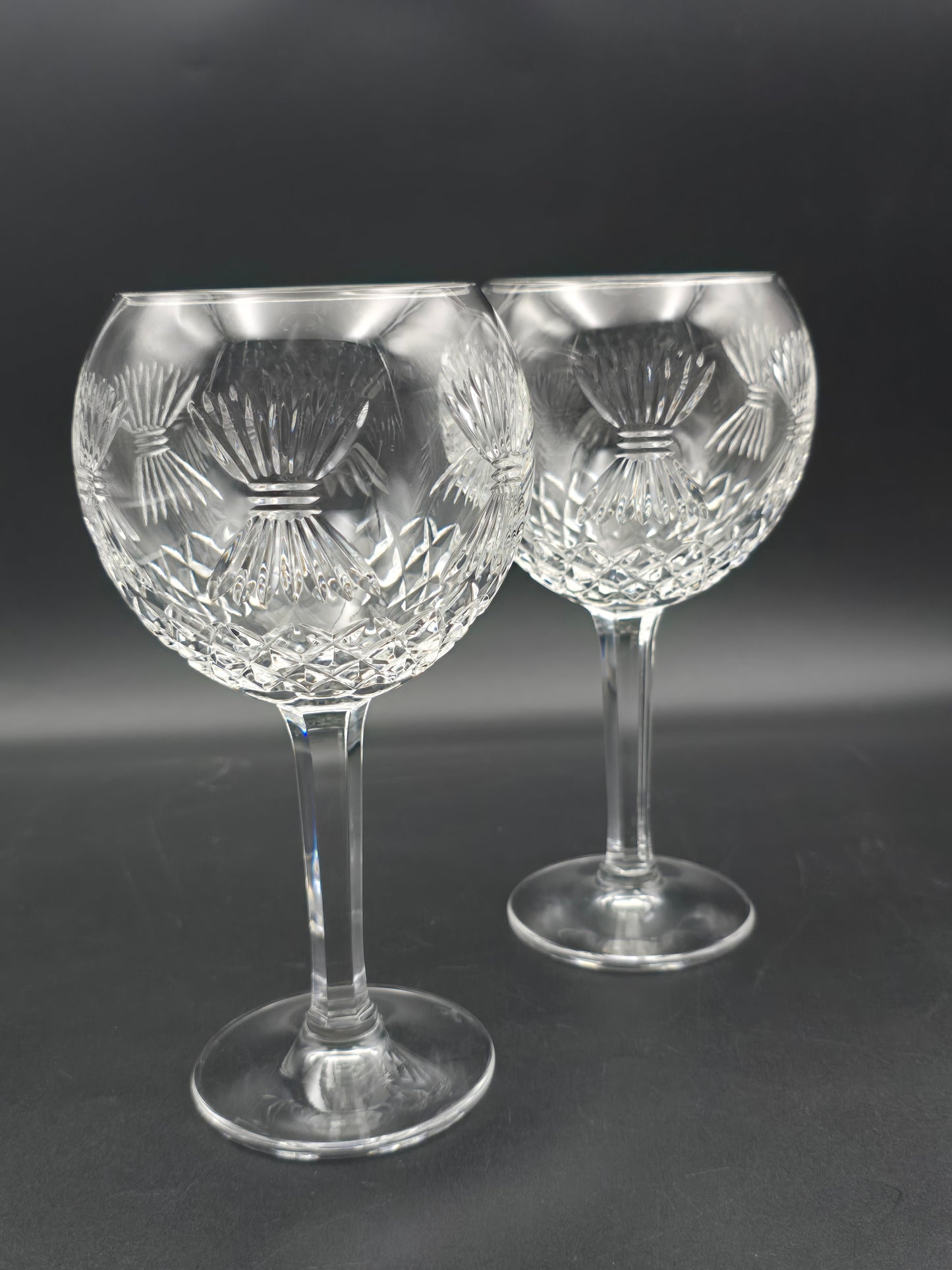 Waterford Crystal The Millennium Collection Toasting Goblets Pair. Fourth Toast - Prosperity. Boxed