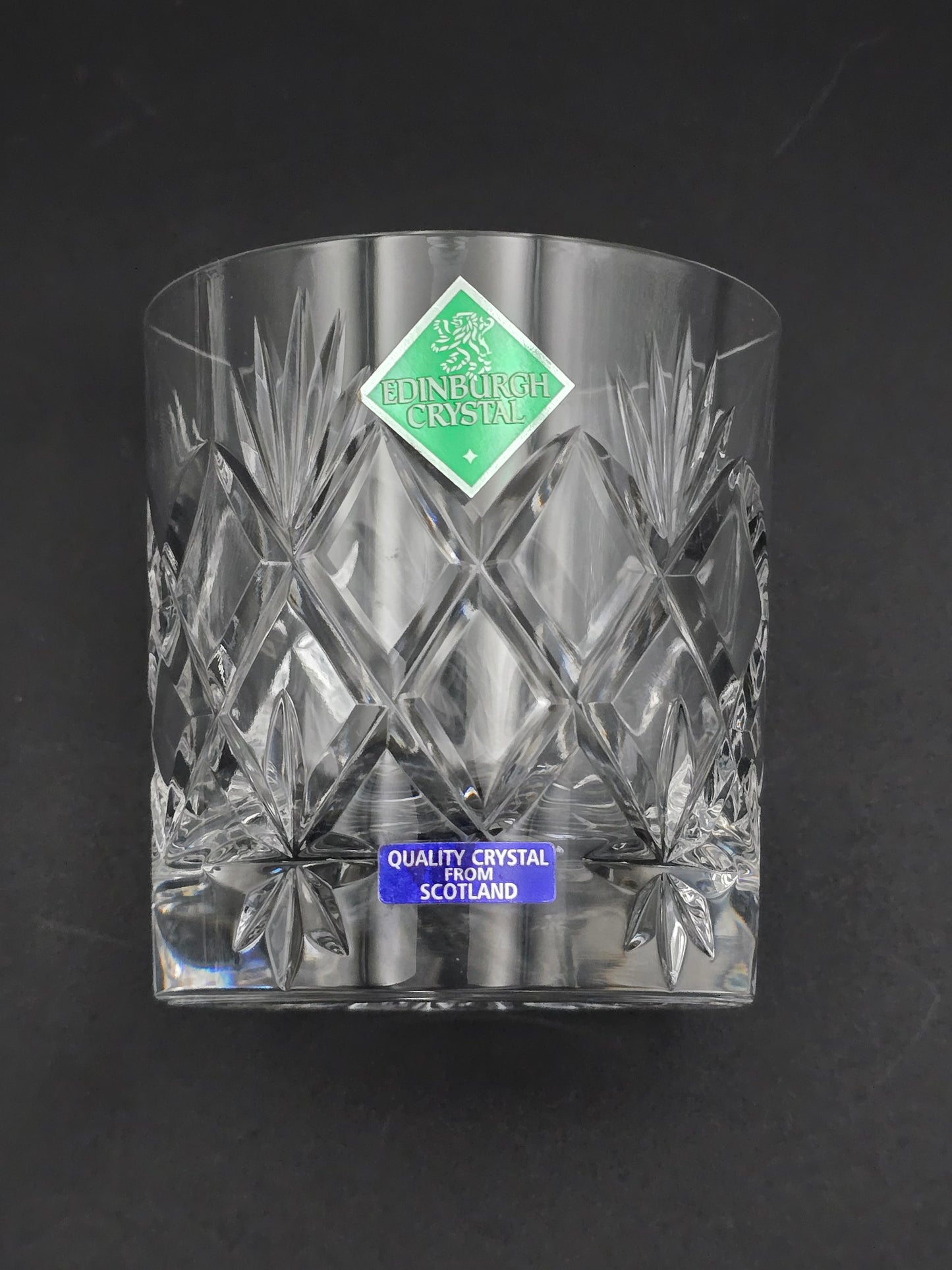 Set of 6 Edinburgh Crystal Kelso Pattern Tumblers. 10oz