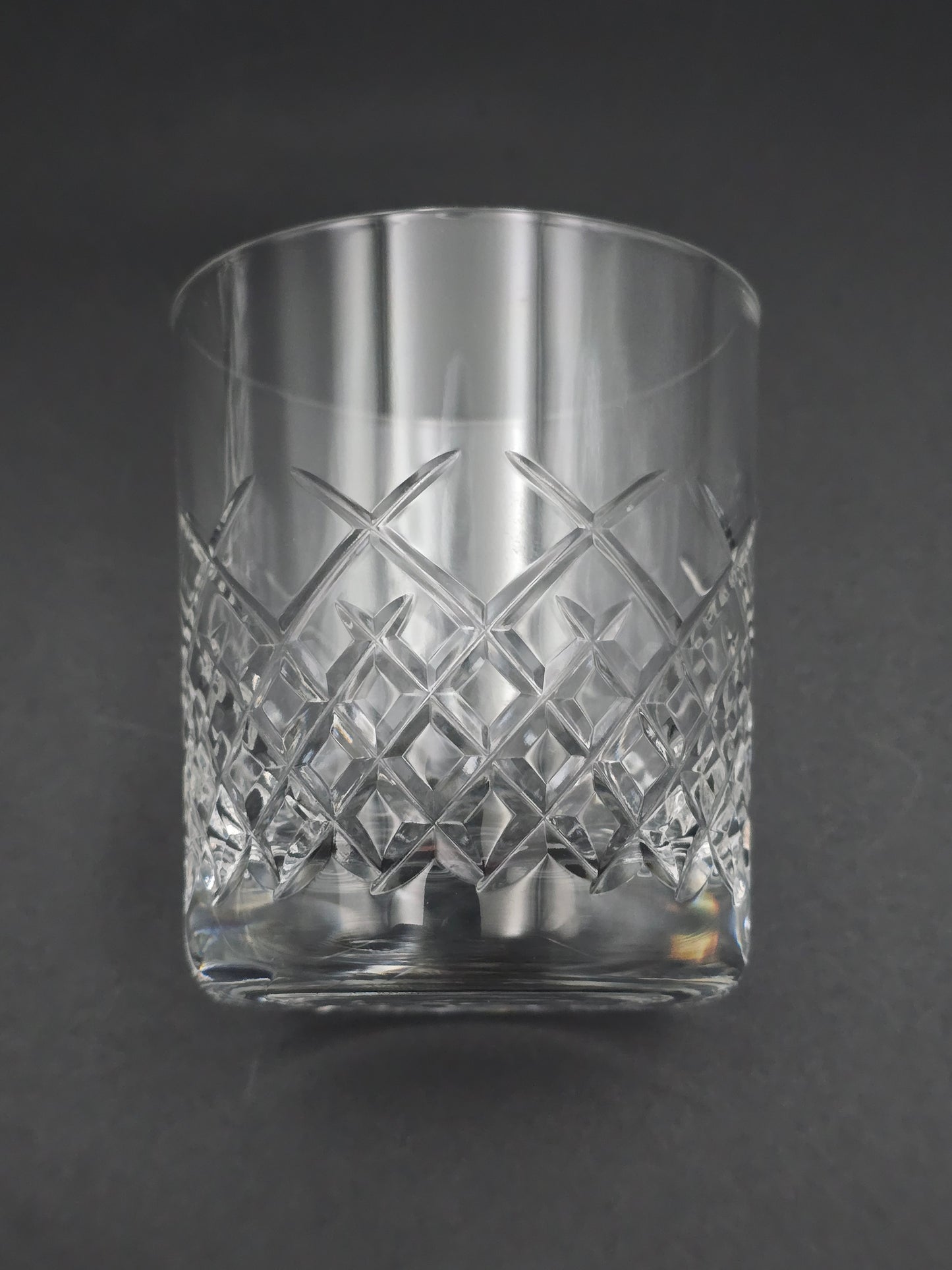 Set of 4 Crystal Tumblers. 10oz