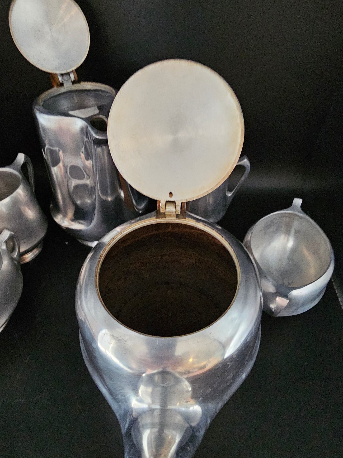 Picquot Ware Tea & Coffee Set. 6 Piece