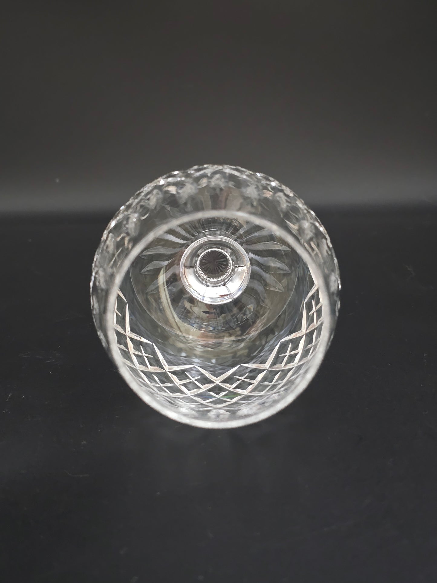 Beautiful Vintage set of 4 Stuart crystal Brandy Glasses Shaftesbury pattern. 11oz