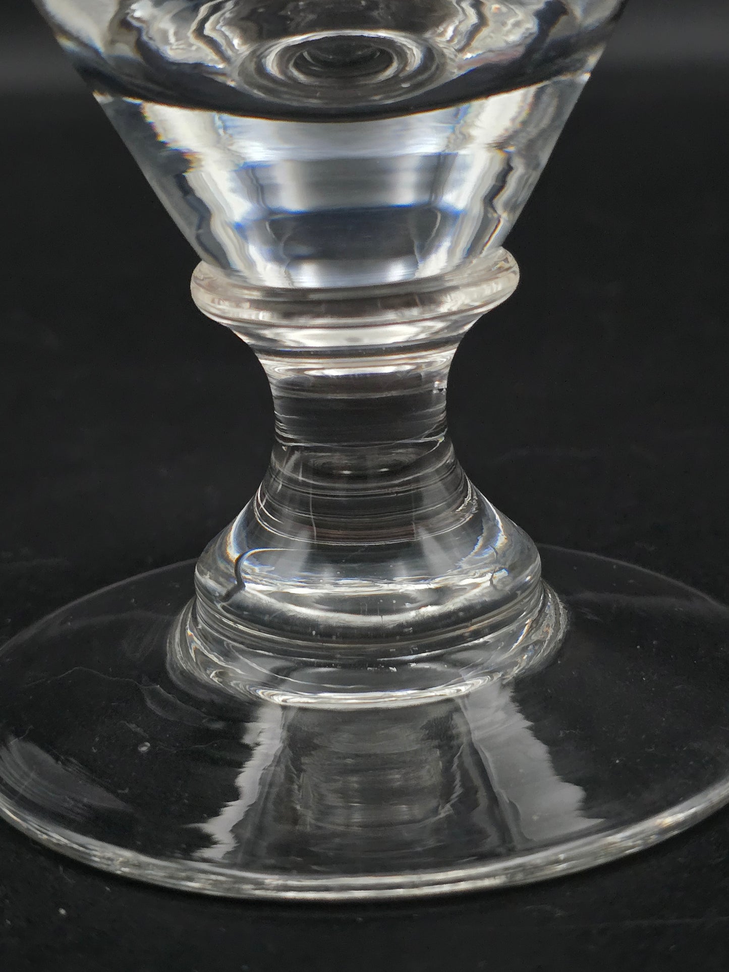 Set of 4 Whitefriars Apollo Pattern Claret glasses or Rummers 375ml