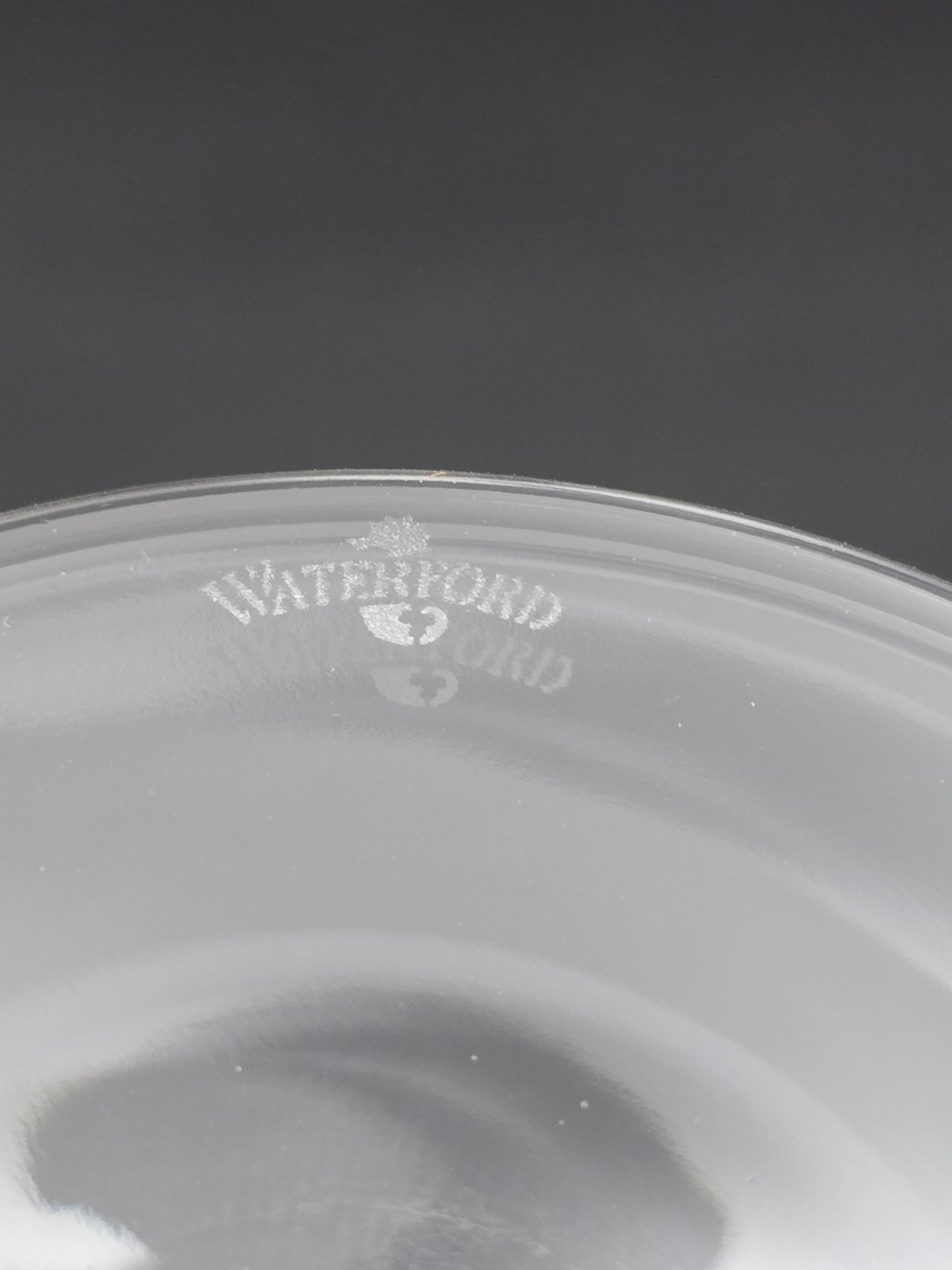 Waterford Crystal The Millennium Collection Toasting Goblets Pair. First Toast - Happiness. Boxed.