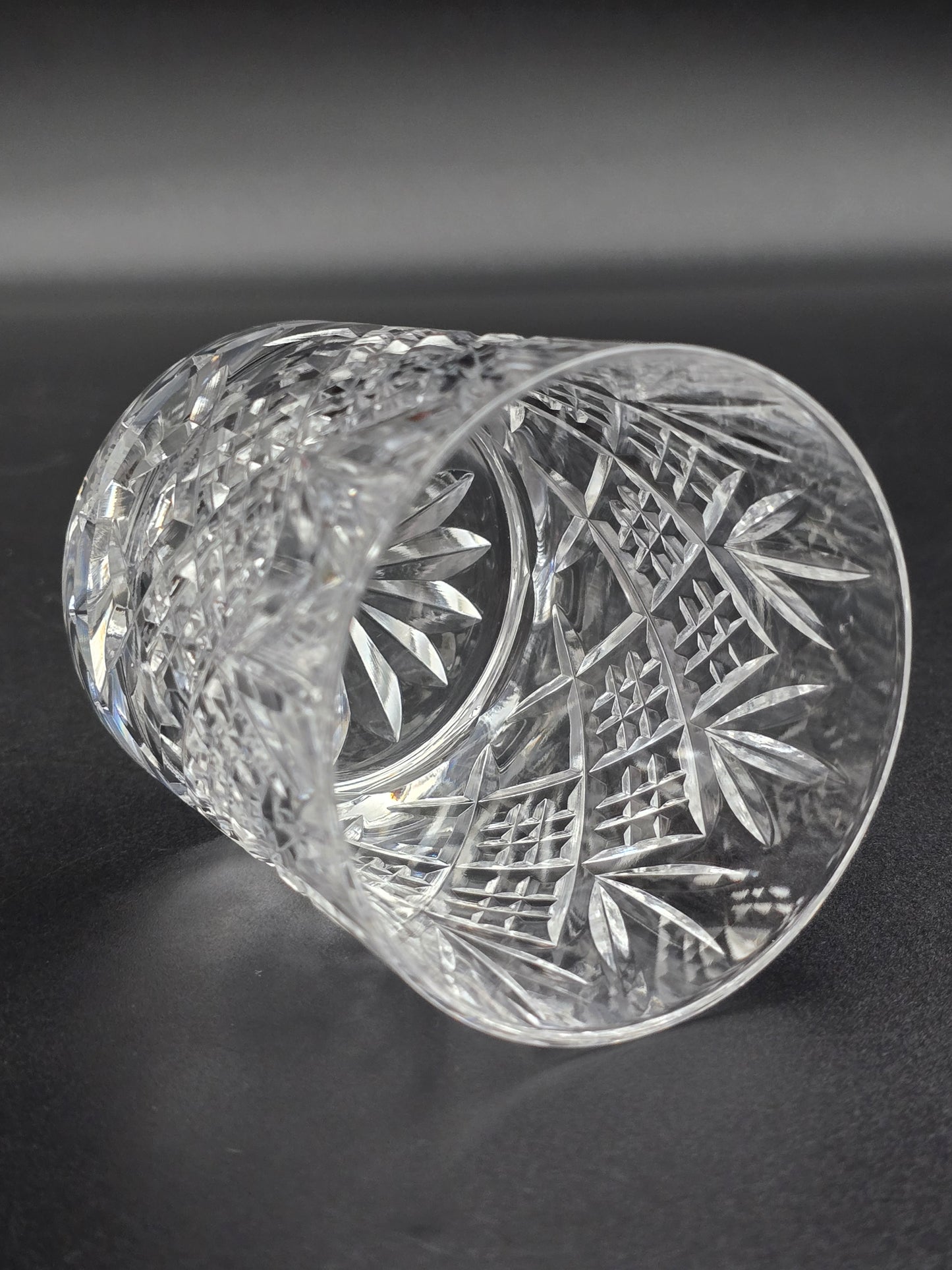 Set of 6 Thomas Webb Chiltern Pattern small 7oz Crystal tumblers