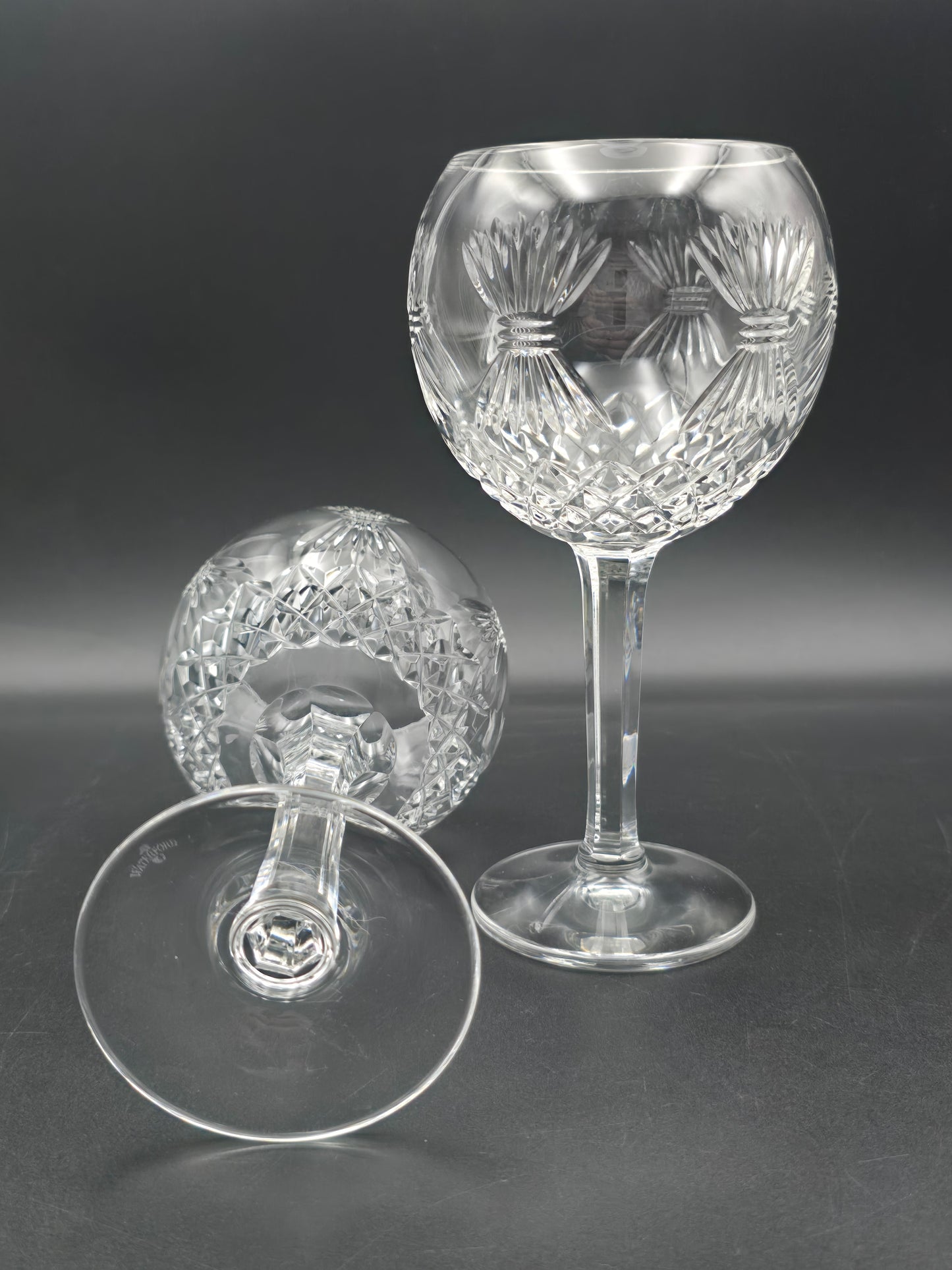 Waterford Crystal The Millennium Collection Toasting Goblets Pair. Fourth Toast - Prosperity. Boxed