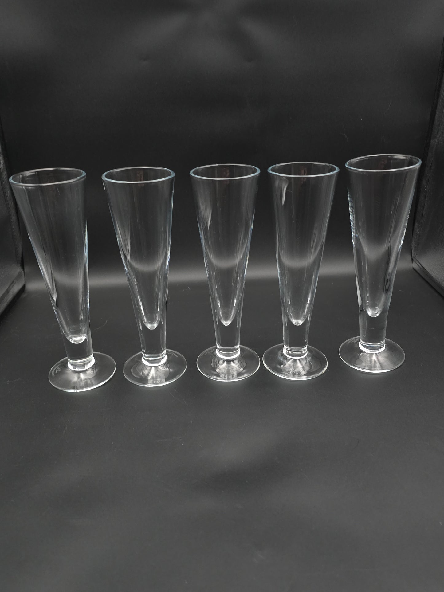 Set of 5 William Yeoward Crystal Champagne Flutes 200ml