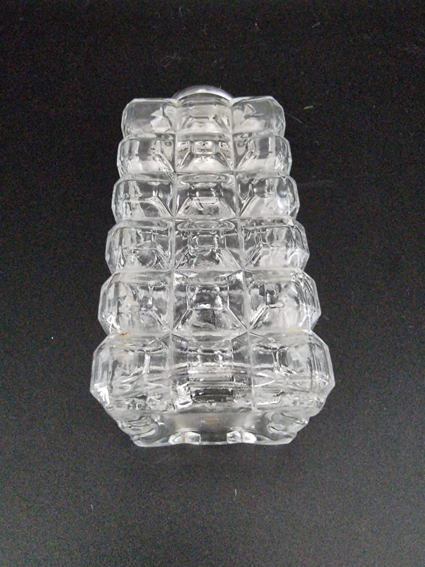 Vintage textured glass sugar shaker