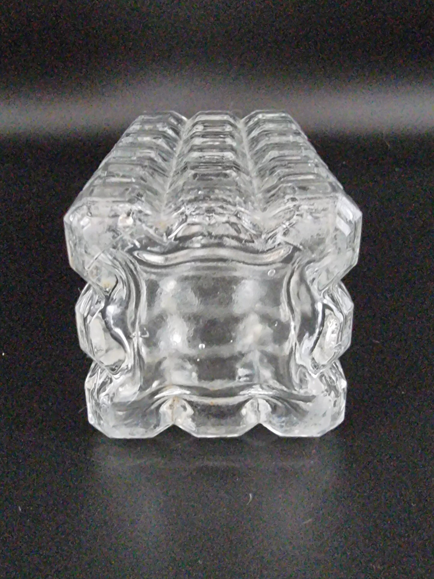 Vintage textured glass sugar shaker