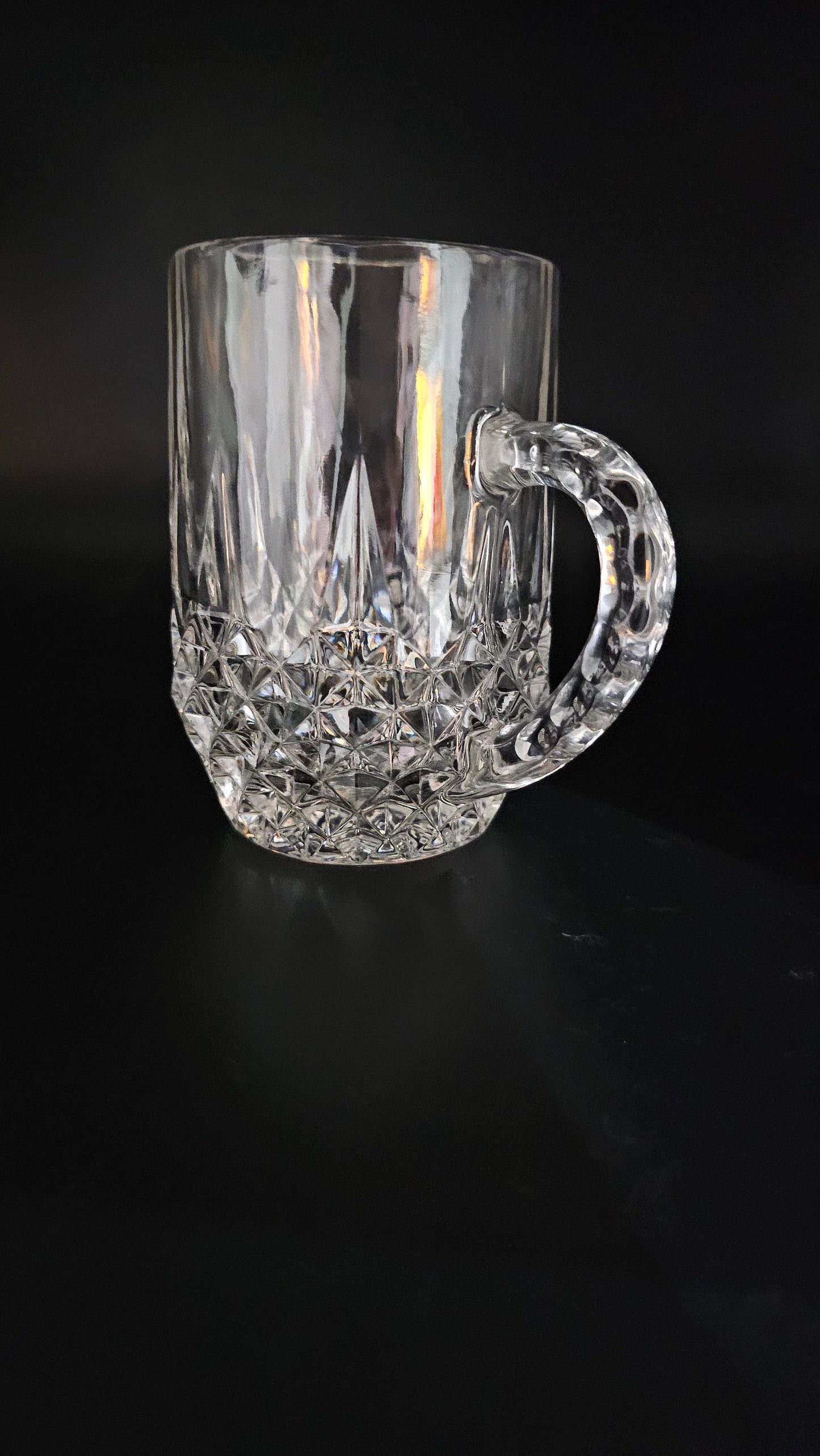 Crystal D'Adriana set of 6 crystal Beer Glasses