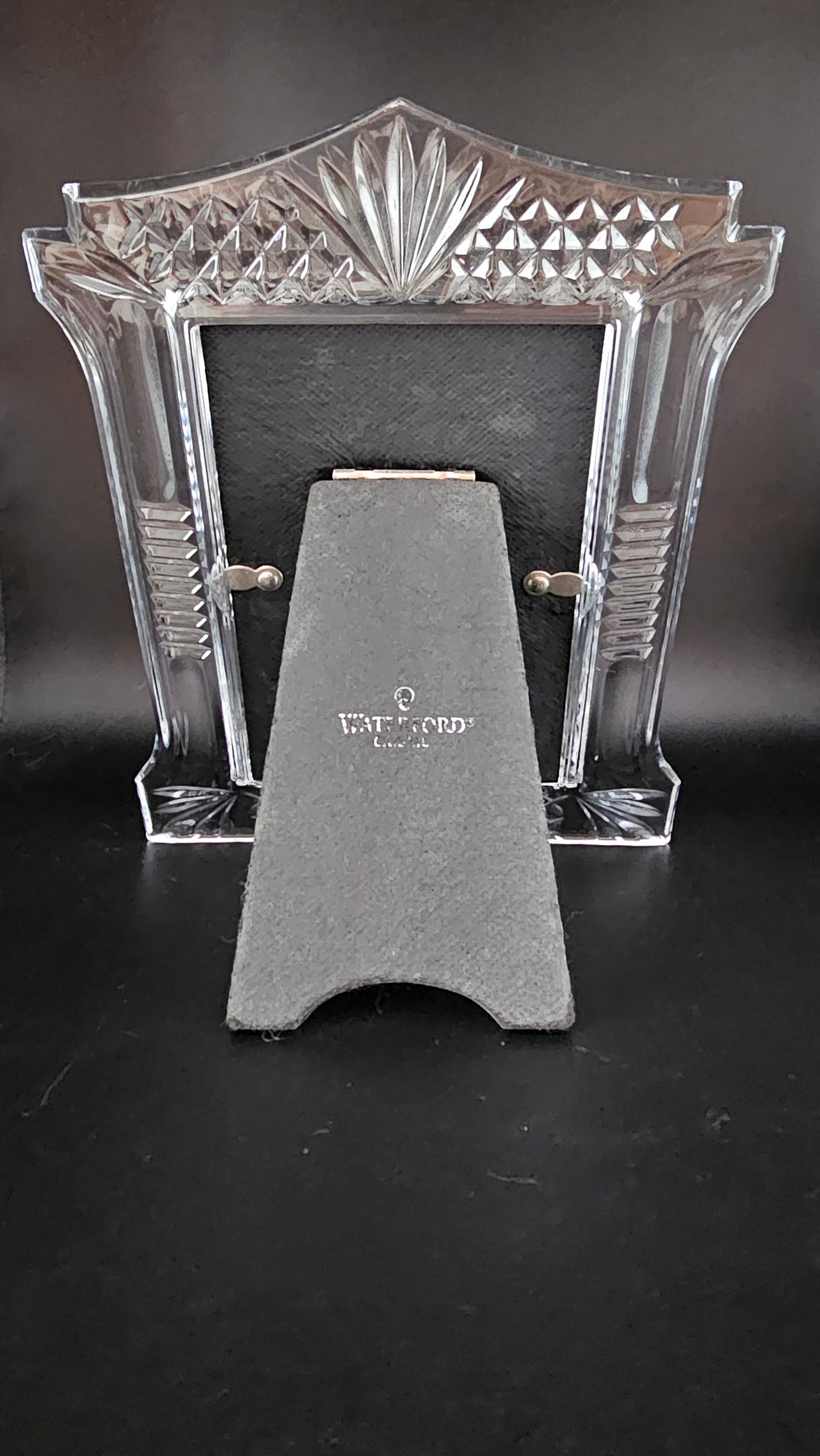 Waterford Crystal Abbeville Pattern 4x6 Photo picture frame