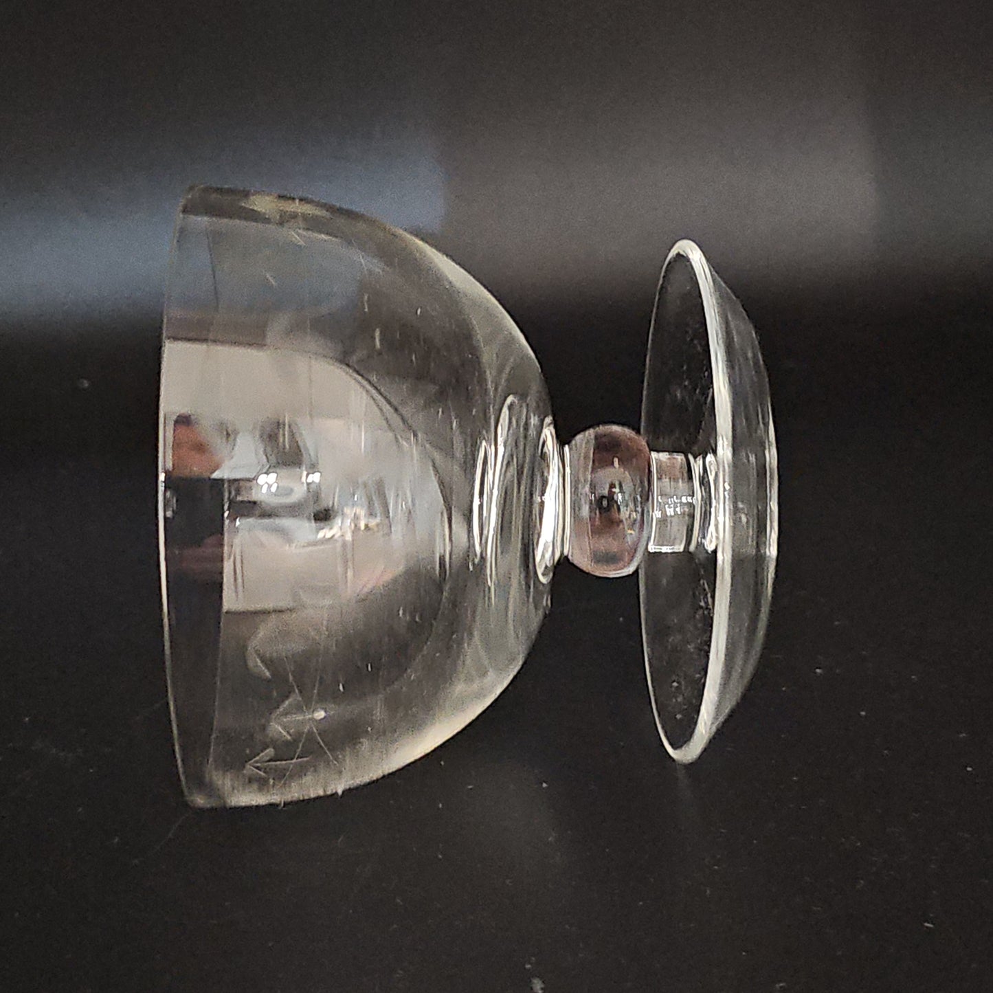 Set of 6 Crystal Noritake Bamboo Ice cream Sundae bowls.