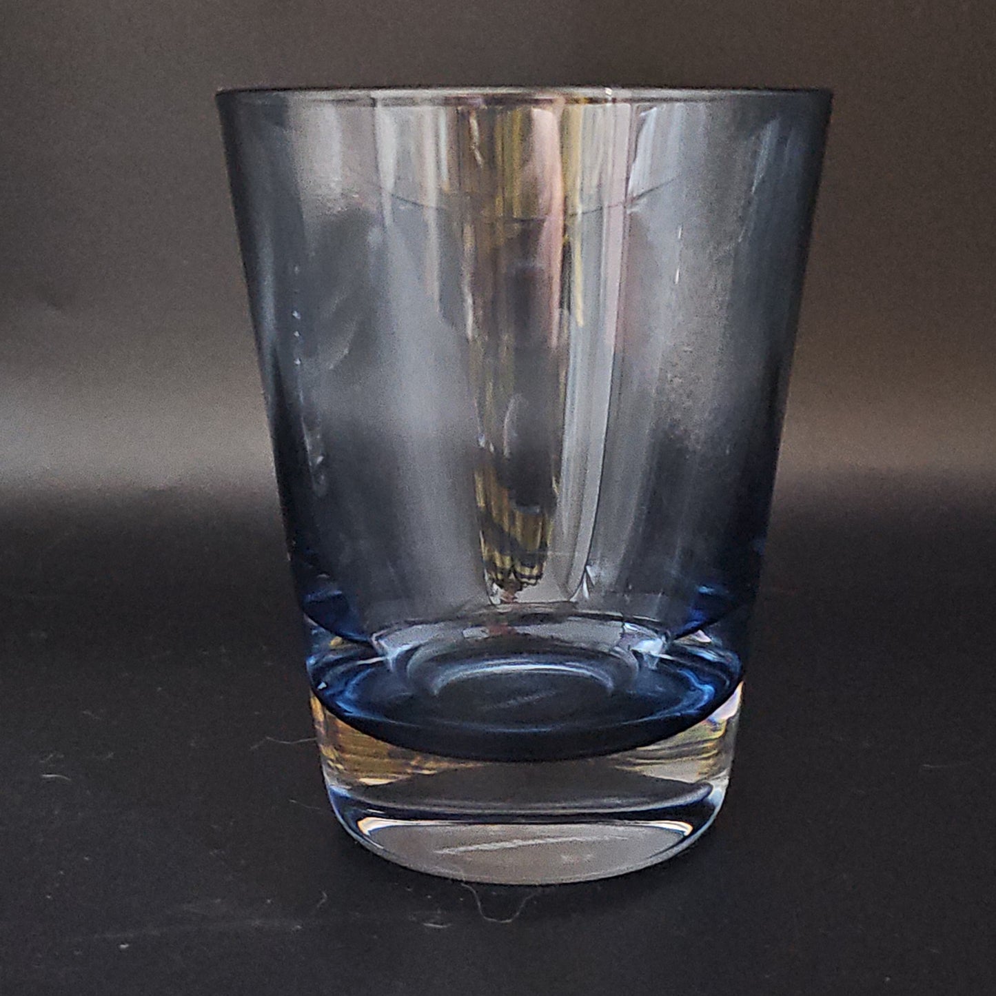 Pair of Villeroy and Boch Blue Crystal tumblers. 300ml