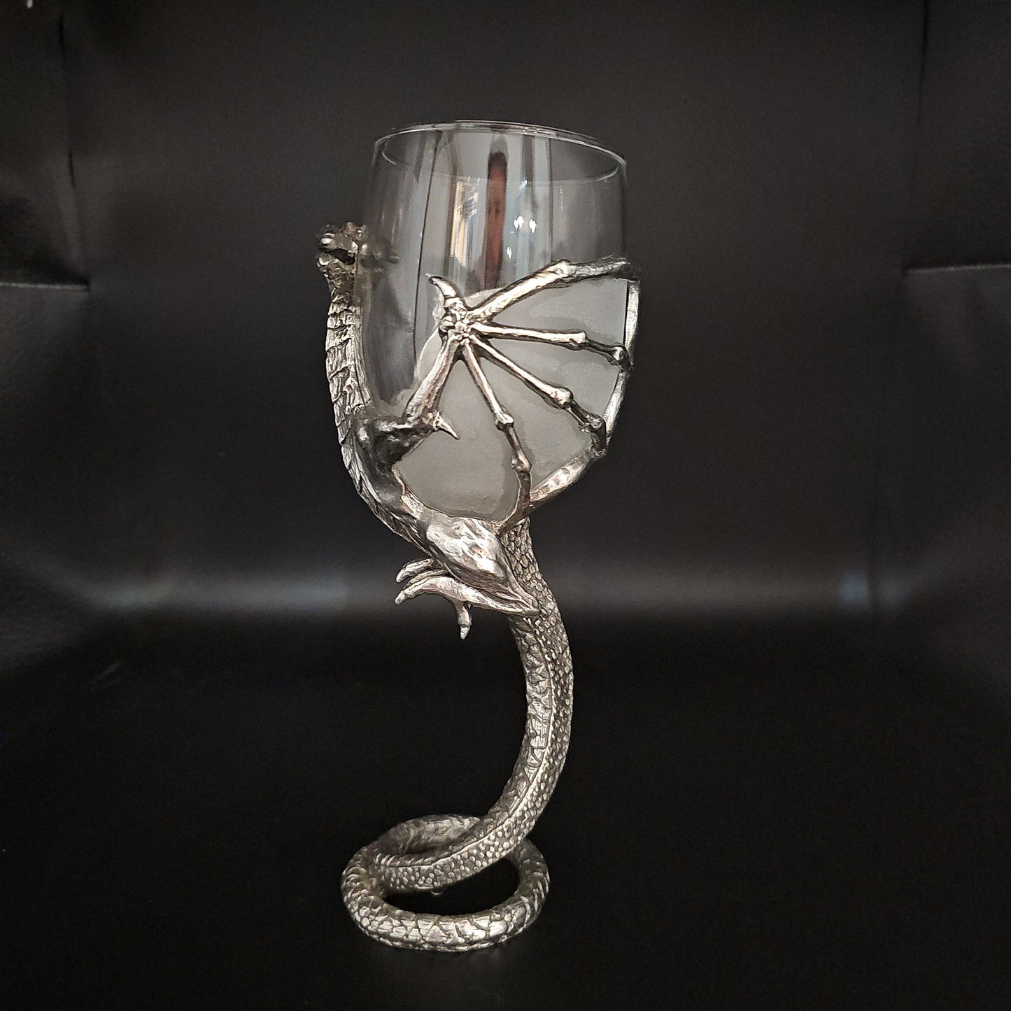 Lord of The Rings Dragon Wine Goblet, Royal Selangor Pewter. 300ml